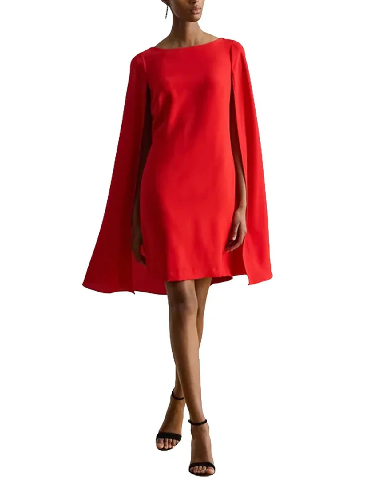 LAUREN RALPH LAUREN Abito Donna PETRA-LONG SLEEVE-COCKTAIL DRESS 253980921 009 CRUISE RED - Image 2