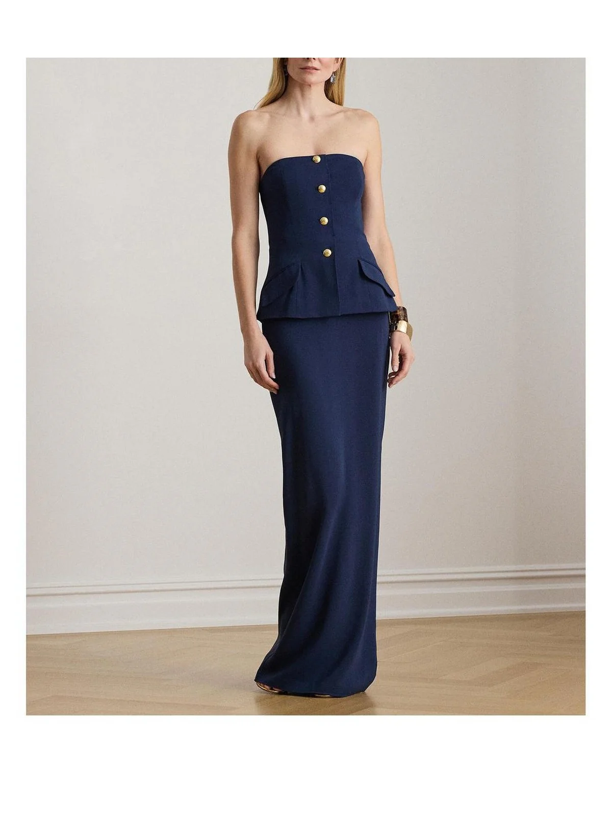 LAUREN RALPH LAUREN Abito Donna WOVEN-DRESSES 253P13287 001 REFINED NAVY - Image 4