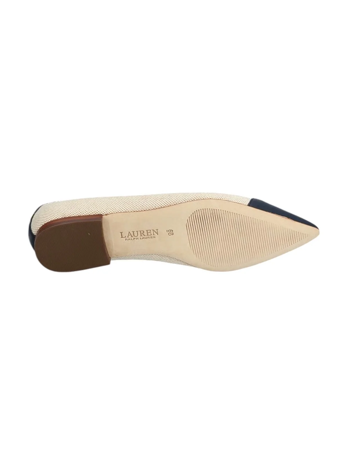 LAUREN RALPH LAUREN Ballerina Donna  802P10530 002 NTRL/BUFF/REFINED NAVY - Image 2
