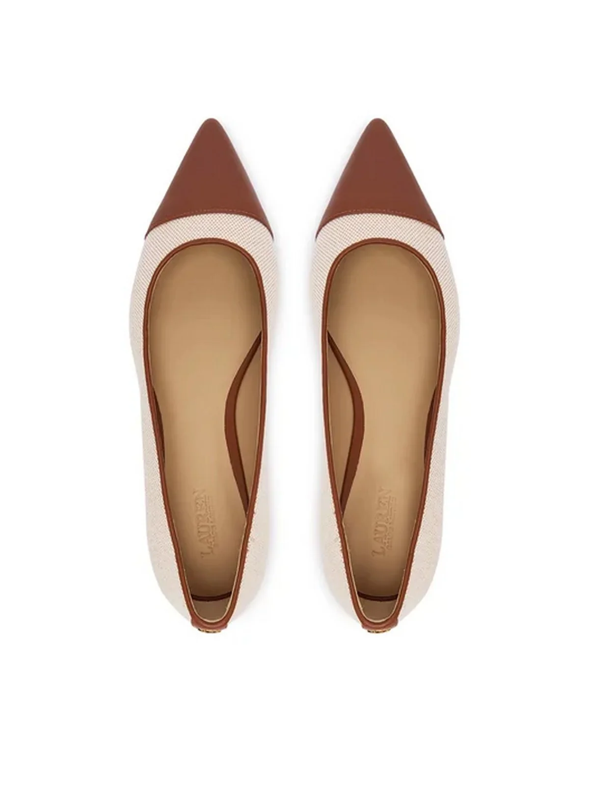 LAUREN RALPH LAUREN Ballerina Donna  802P10530 003 NTRL/BUFF/LAUREN TAN - Image 3