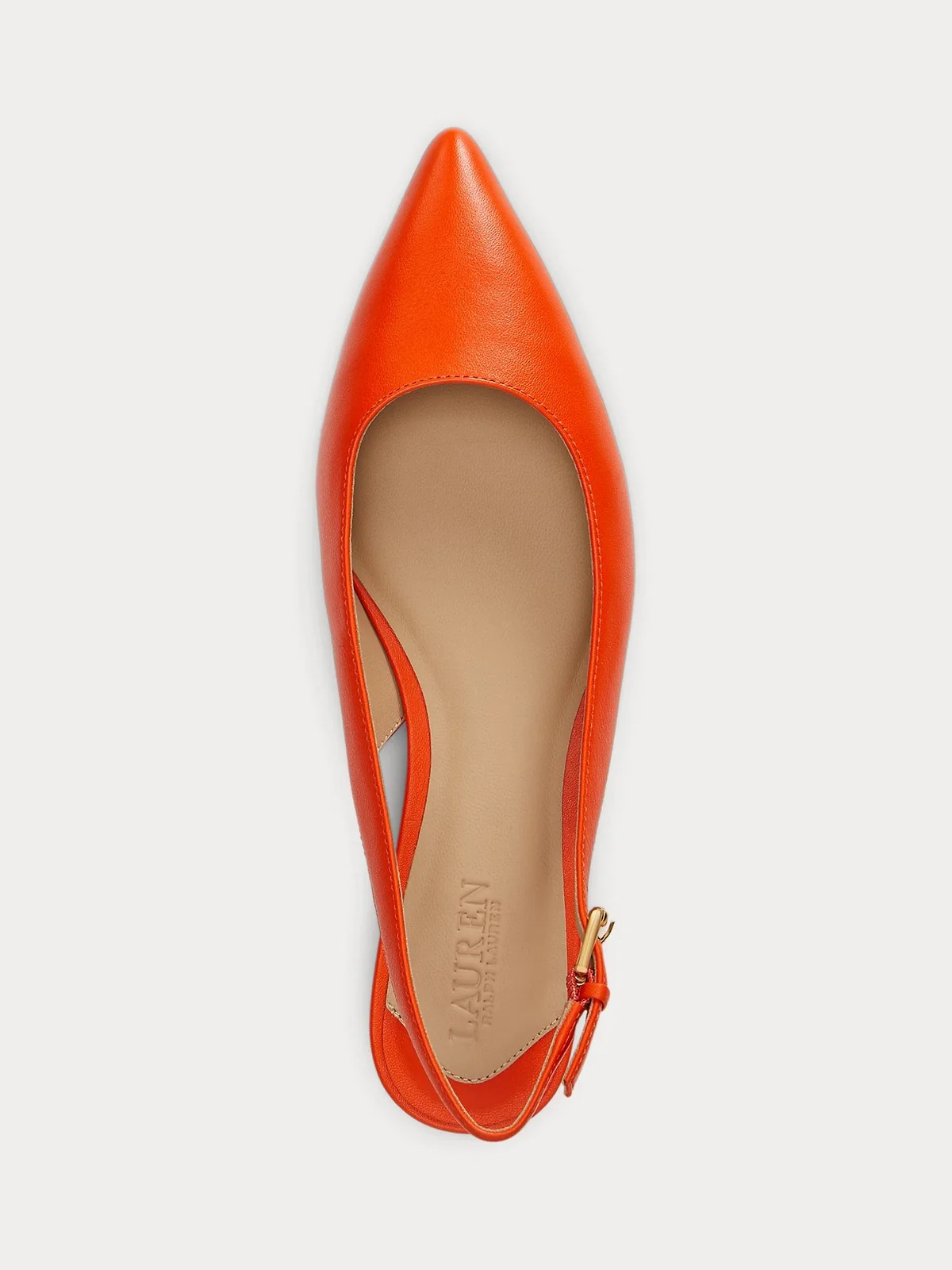 LAUREN RALPH LAUREN Ballerina Donna LONDYN SLBCK 802P04383 001 DUSK ORANGE - Image 3