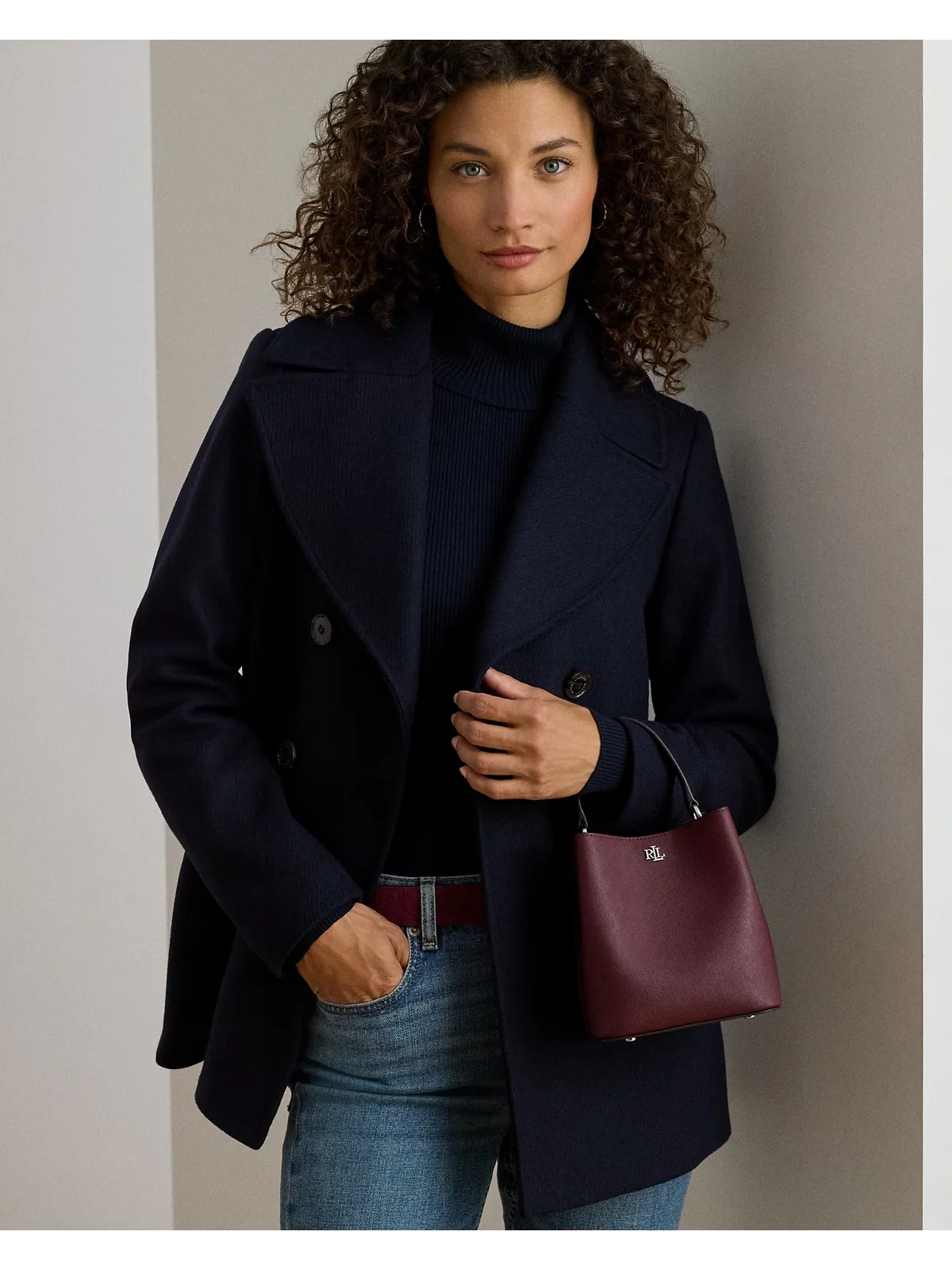 LAUREN RALPH LAUREN Borsa Donna  431969365 008 DARK GARNET - Image 6