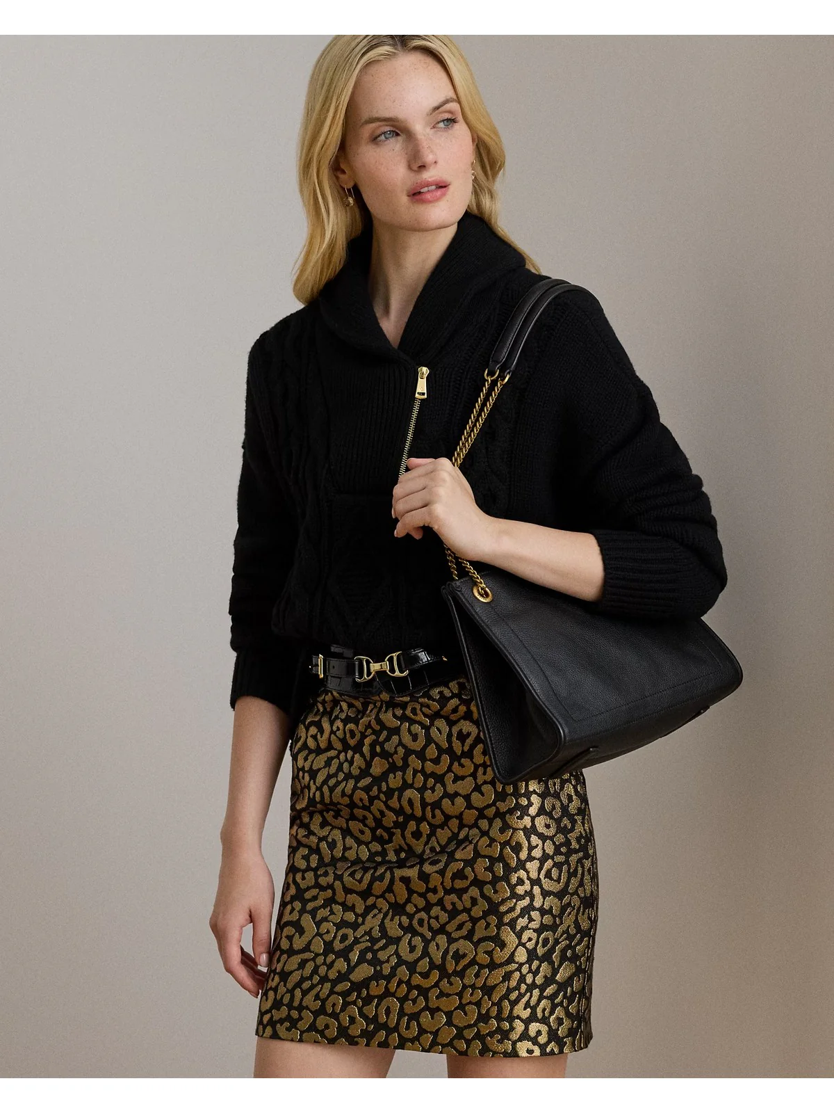 LAUREN RALPH LAUREN Borsa Donna  431980173 002 BLACK - Image 4