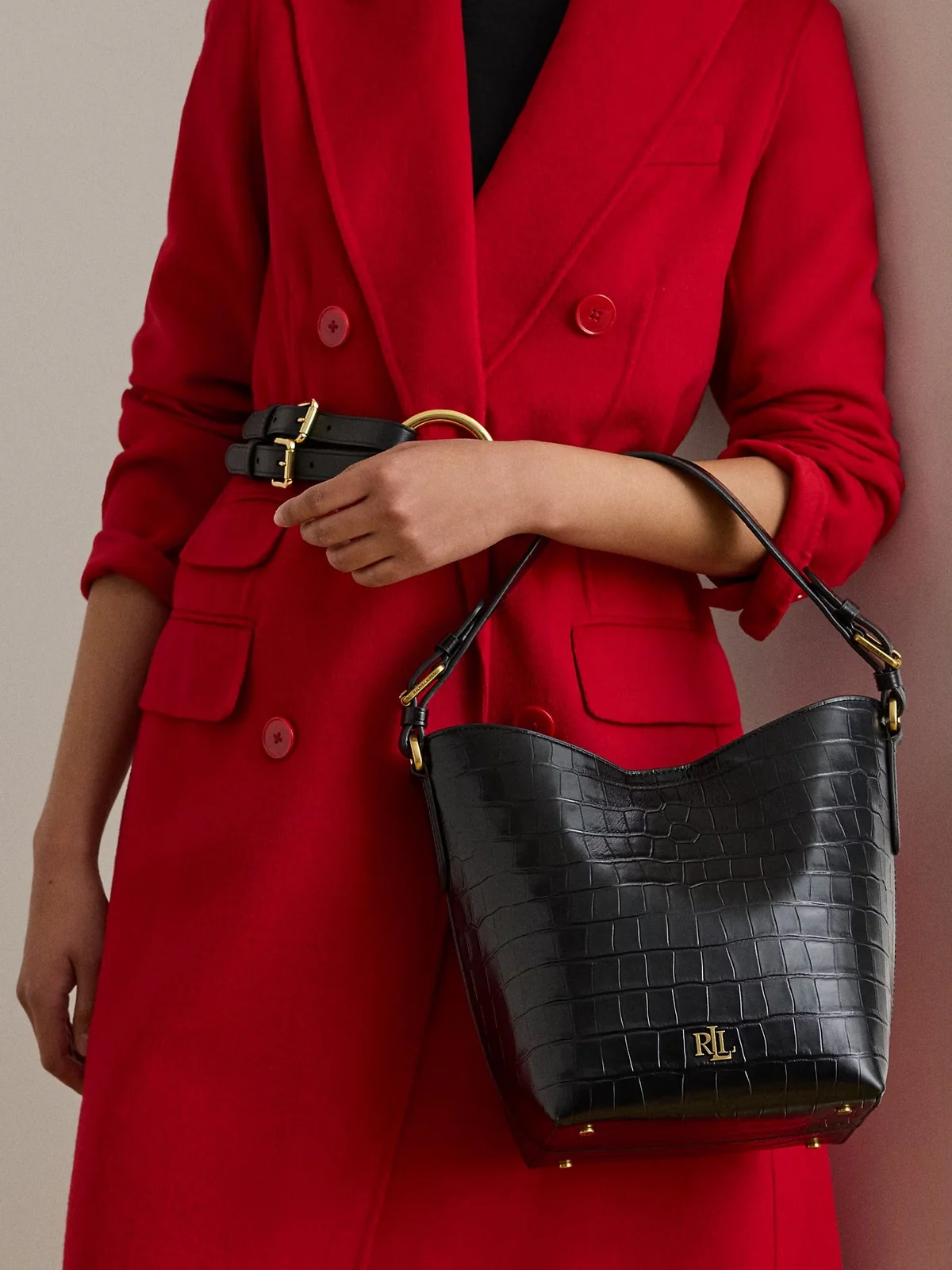 LAUREN RALPH LAUREN Borsa Donna  431980189 001 BLACK - Image 4