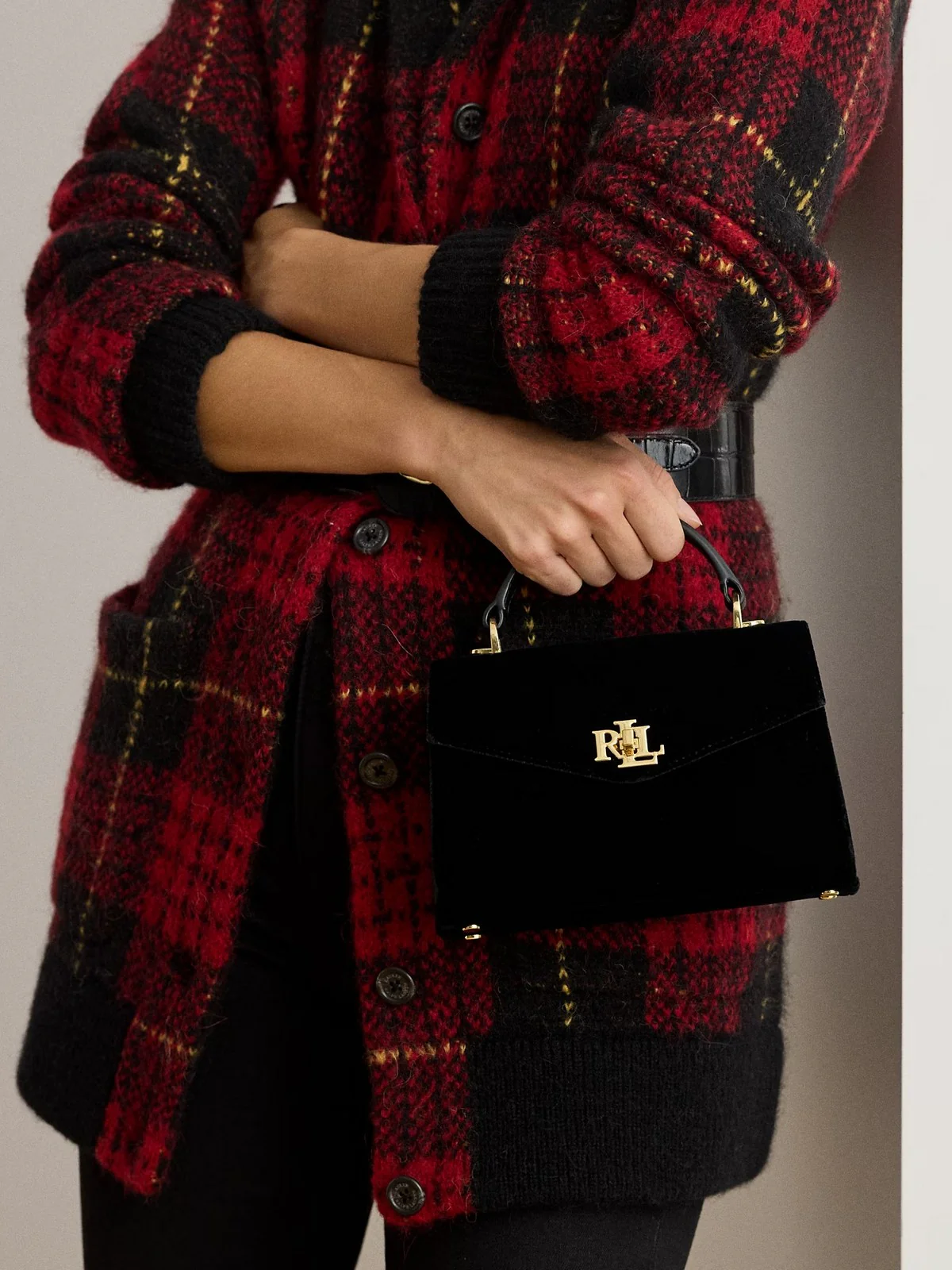 LAUREN RALPH LAUREN Borsa Donna  431980196 001 BLACK - Image 6