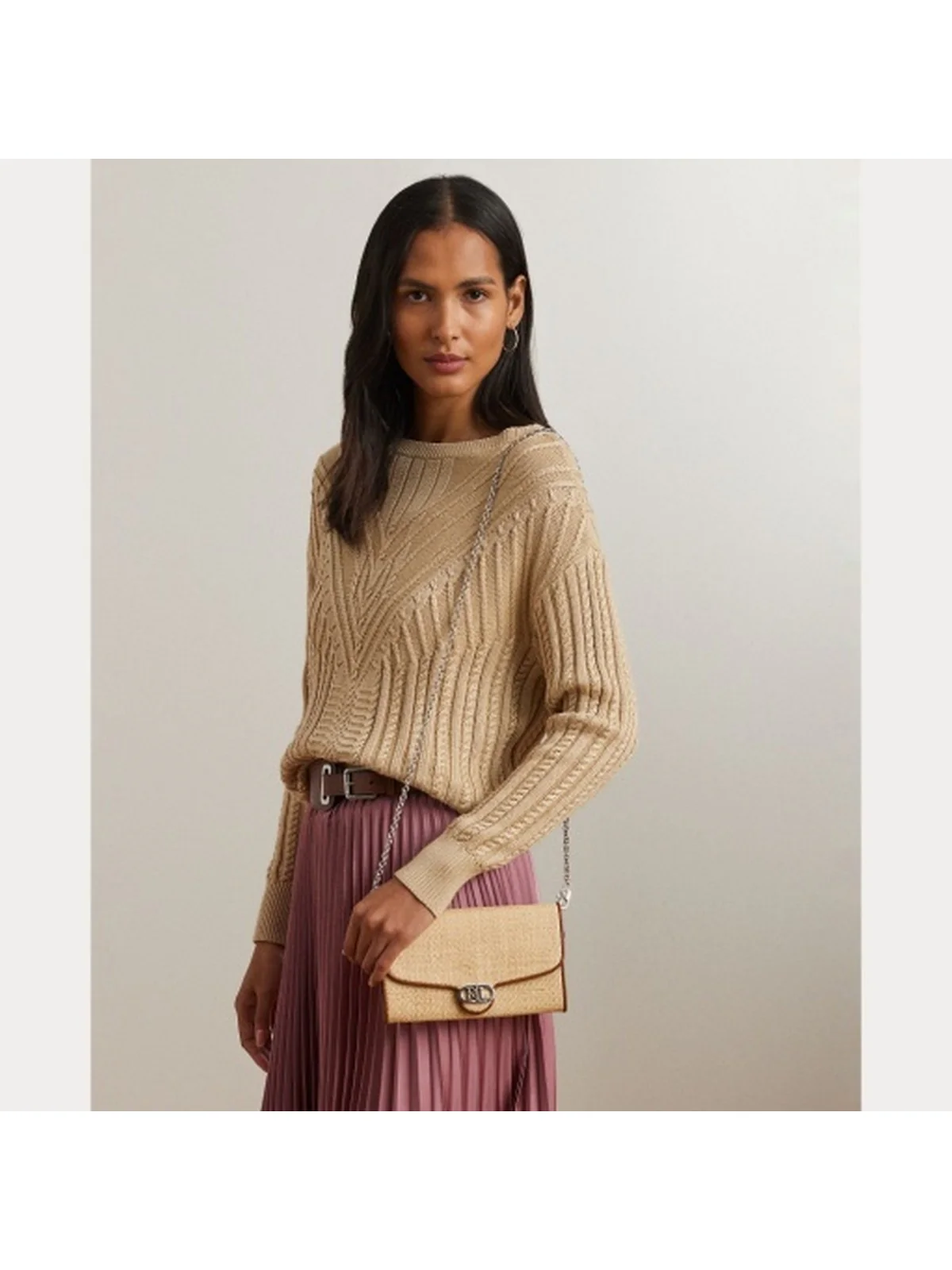 LAUREN RALPH LAUREN Borsa Donna ADAIR 20 432966881 001 Beige - Image 7