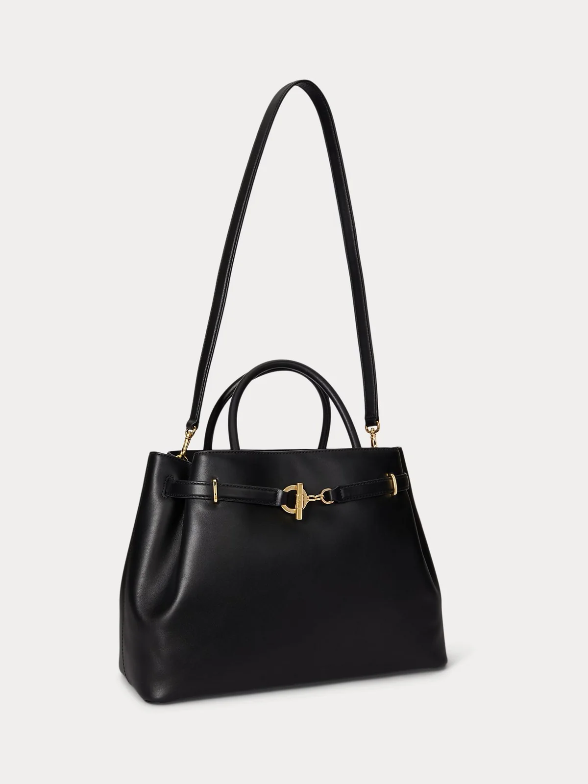 LAUREN RALPH LAUREN Borsa Donna BLKE LG SCHL-SATCHEL-LARGE 431P03417 002 BLACK - Image 2