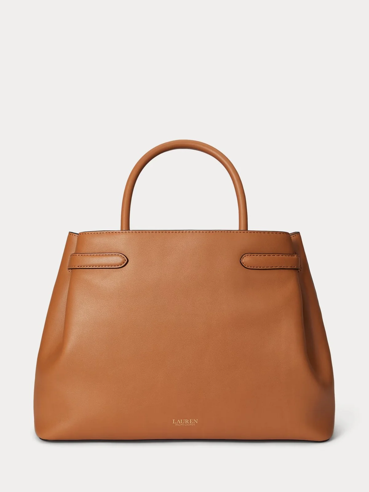 LAUREN RALPH LAUREN Borsa Donna BLKE LG SCHL-SATCHEL-LARGE 431P03417 005 CLASSIC CARAMEL - Image 3