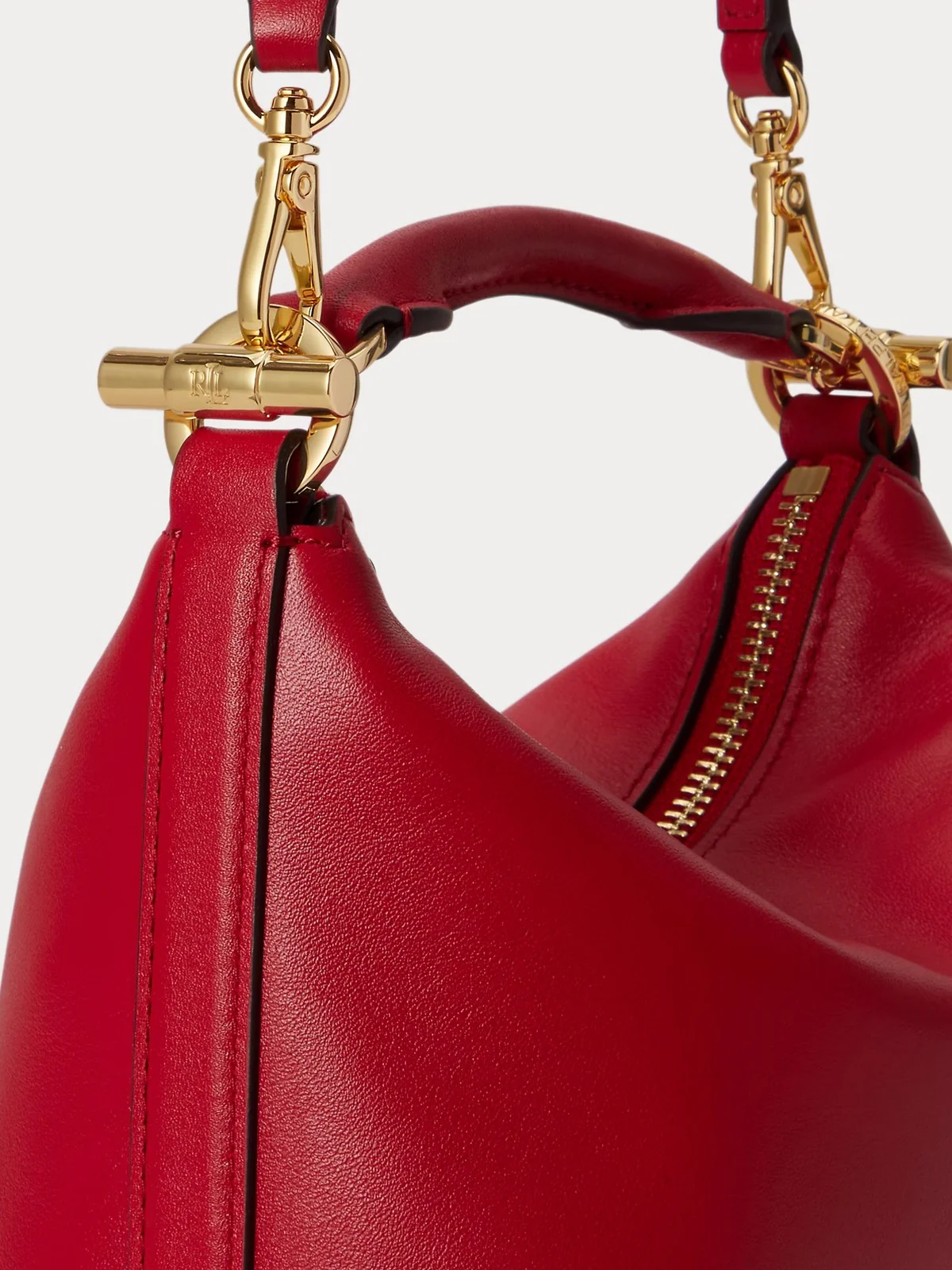 LAUREN RALPH LAUREN Borsa Donna BLKE MINI SH-SHOULDER BAG-SMALL 431P10531 004 FESTIVE RED - Image 5