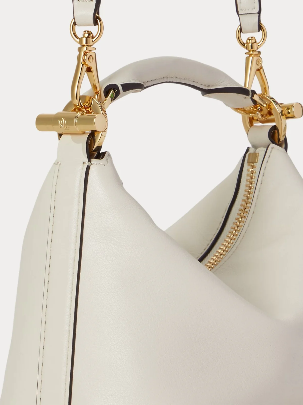 LAUREN RALPH LAUREN Borsa Donna BLKE MINI SH-SHOULDER BAG-SMALL 431P10531 005 SOFT WHITE - Image 5