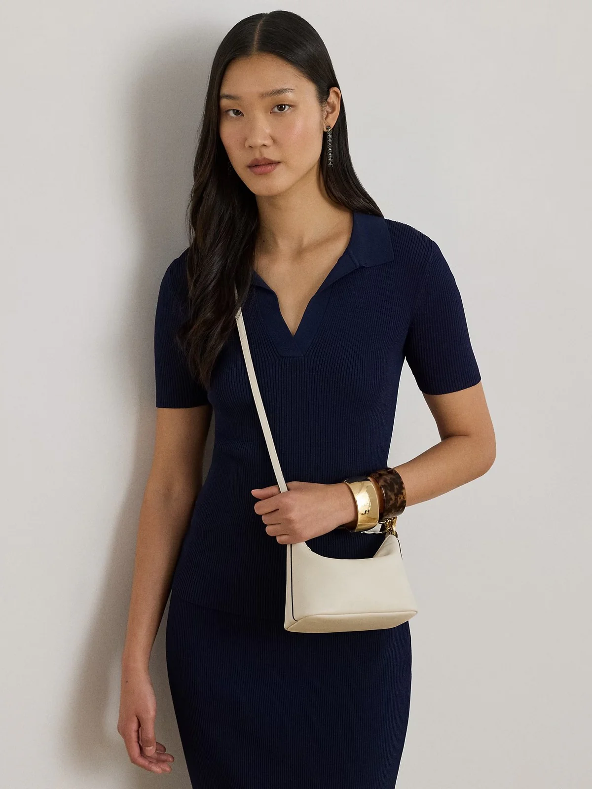 LAUREN RALPH LAUREN Borsa Donna BLKE MINI SH-SHOULDER BAG-SMALL 431P10531 005 SOFT WHITE - Image 7