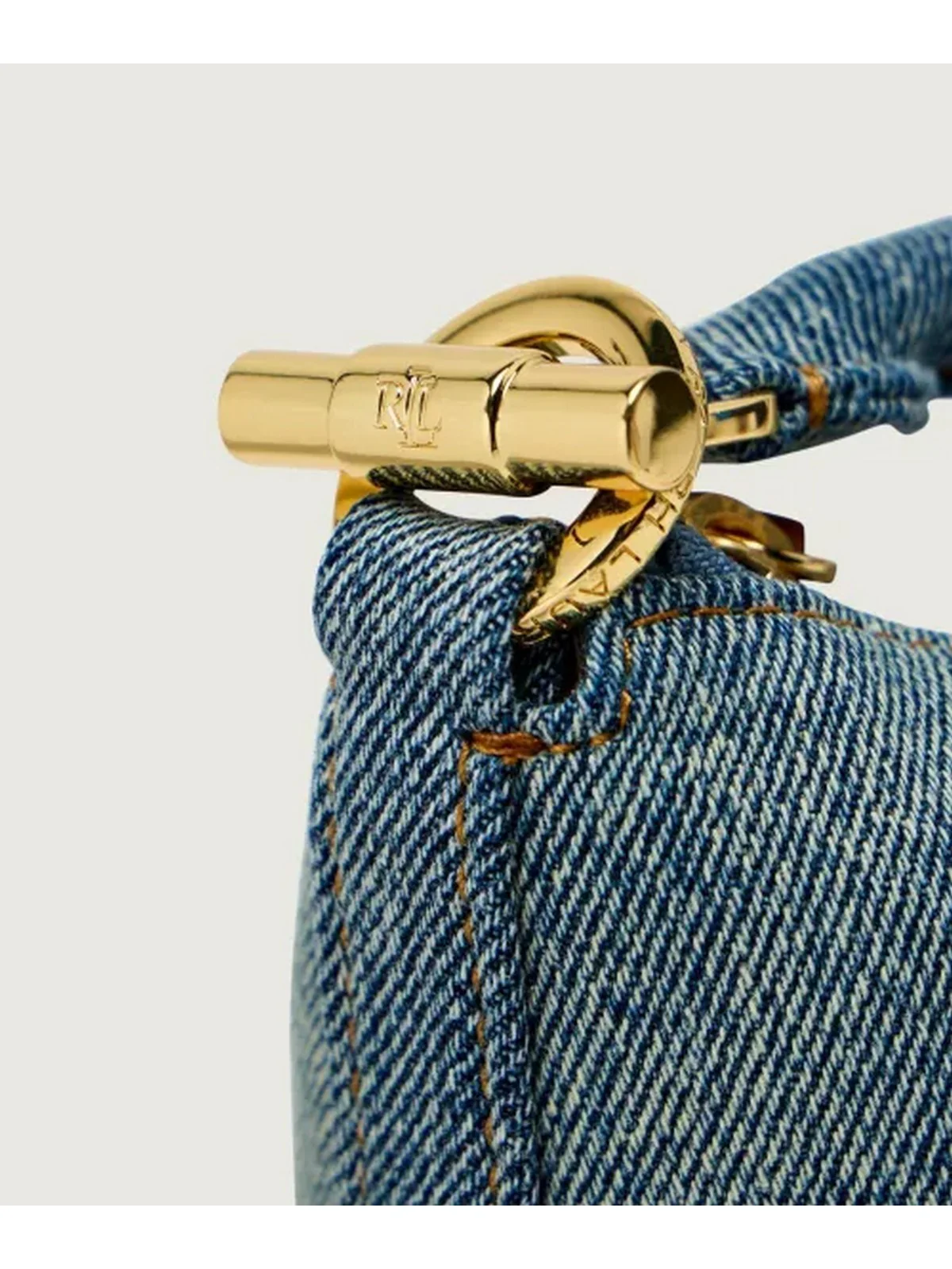 LAUREN RALPH LAUREN Borsa Donna BLKE MINI SH-SHOULDER BAG-SMALL 431P10532 001 BLUE/LAUREN TAN - Image 5