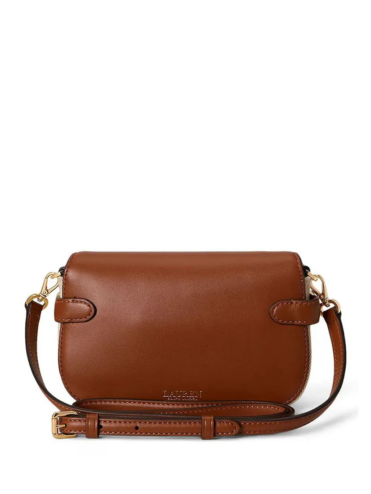 LAUREN RALPH LAUREN Borsa Donna BLKE SM CRS-CROSSBODY-SMALL 431P10121 003 NTRL/BUFF CANVAS/LAUREN TAN - Image 3