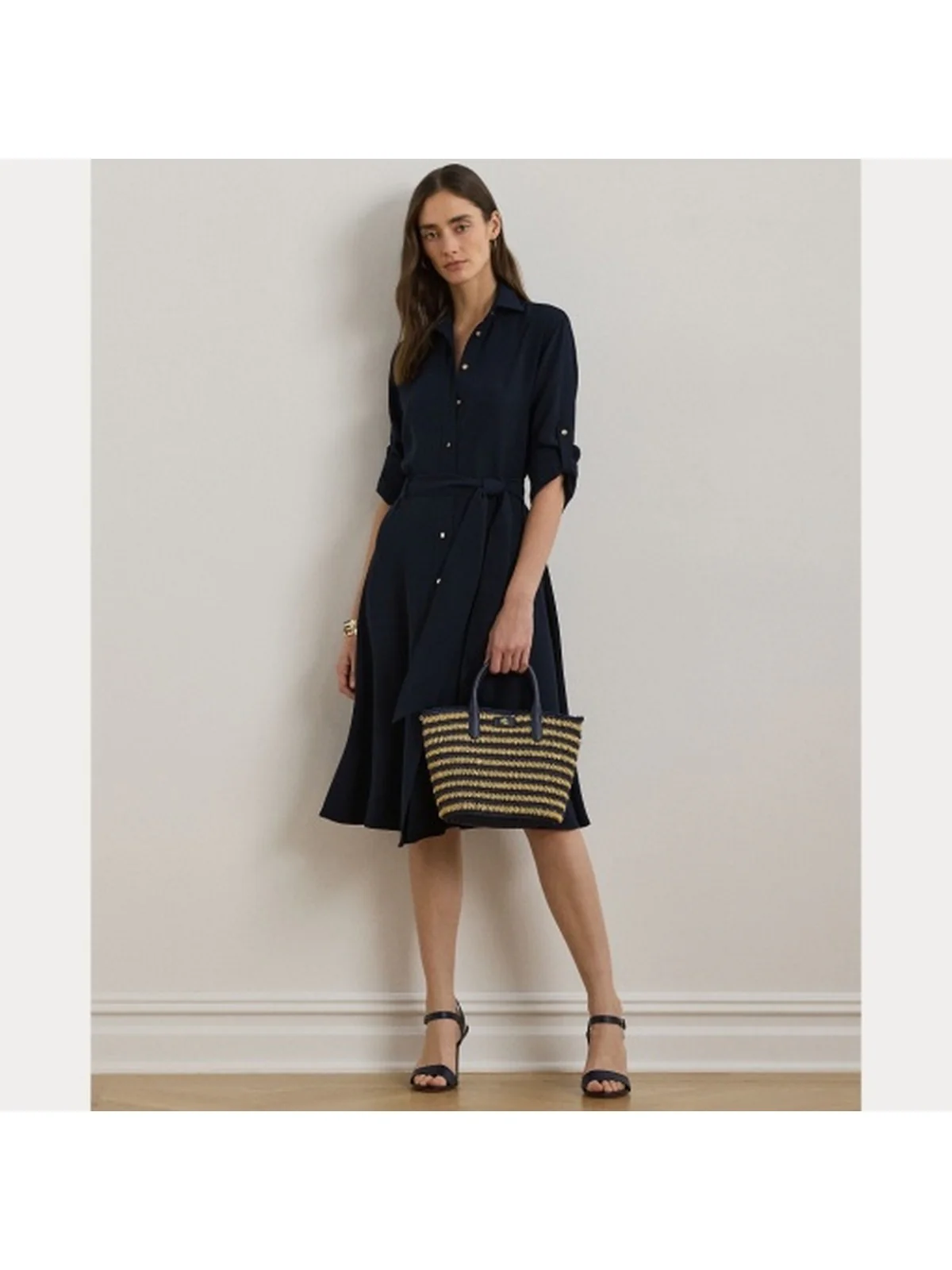 LAUREN RALPH LAUREN Borsa Donna BRIE 22-TOTE-MEDIUM 431962121 002 Blu - Image 8