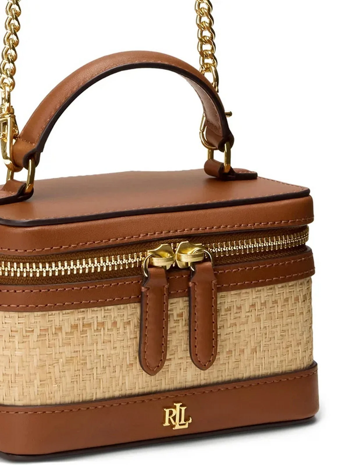 LAUREN RALPH LAUREN Borsa Donna HALLEE-CROSSBODY-SMALL 431P06089 001 NATURAL/LAUREN TAN - Image 4