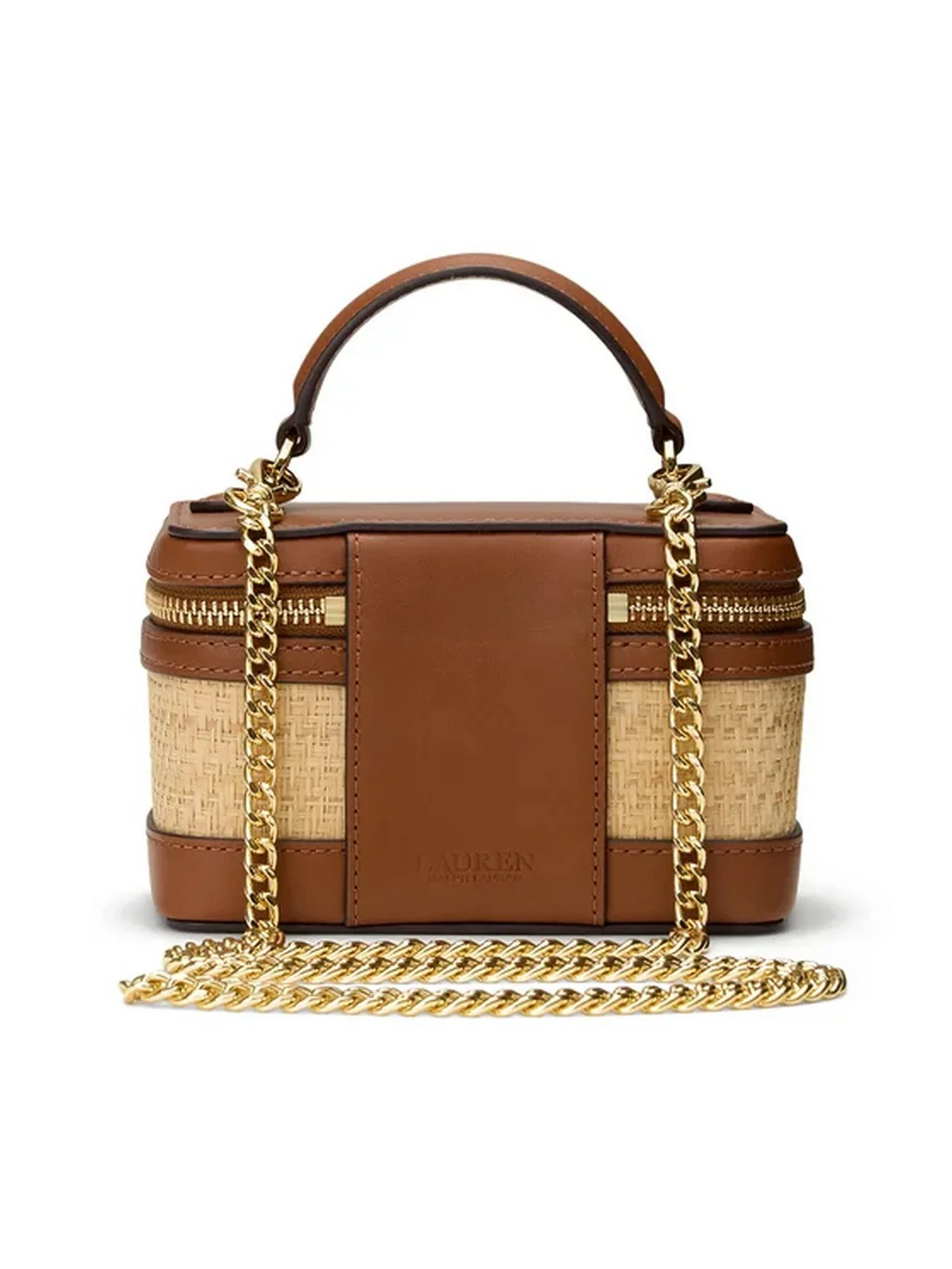 LAUREN RALPH LAUREN Borsa Donna HALLEE-CROSSBODY-SMALL 431P06089 001 NATURAL/LAUREN TAN - Image 5