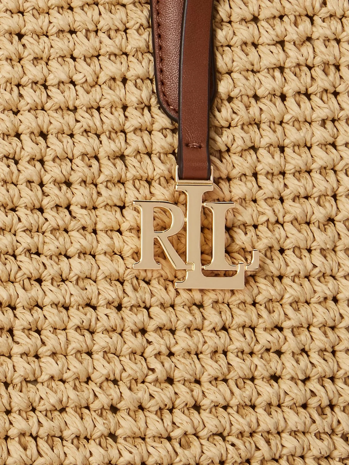 LAUREN RALPH LAUREN Borsa Donna LAINEY LG TT-TOTE-LARGE 431982179 001 NATURAL/LAUREN TAN - Image 5