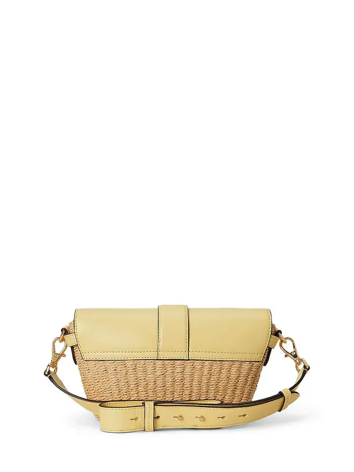 LAUREN RALPH LAUREN Borsa Donna LYNDEN-SHOULDER BAG-SMALL 431P10158 004 NATURAL/LEMON SORBET - Image 2
