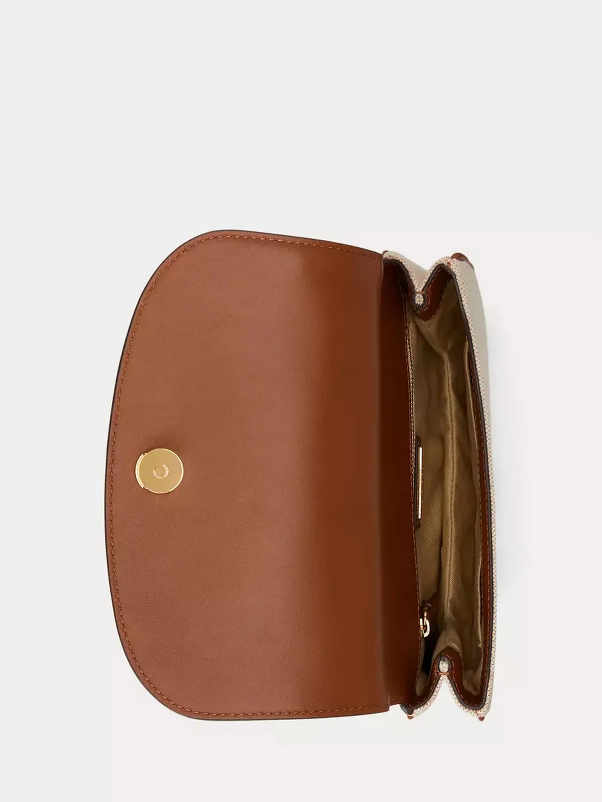 LAUREN RALPH LAUREN Borsa Donna MARCY CRSBDY-CROSSBODY-MEDIUM 431P10512 001 NTRL/BUFF CANVAS/LAUREN TAN - Image 3