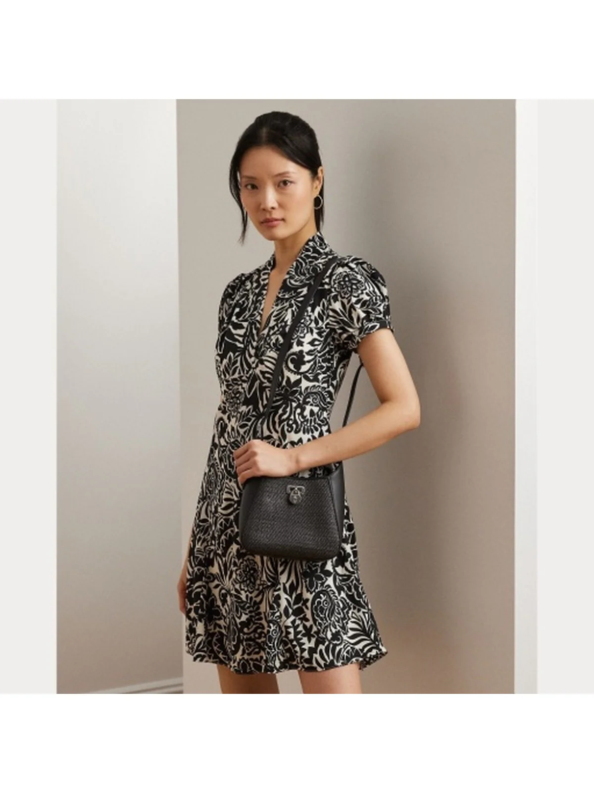 LAUREN RALPH LAUREN Borsa Donna TANNER SM SH 431966751 002 Nero - Image 4