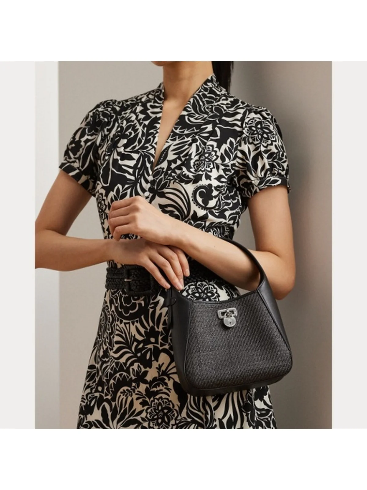 LAUREN RALPH LAUREN Borsa Donna TANNER SM SH 431966751 002 Nero - Image 5