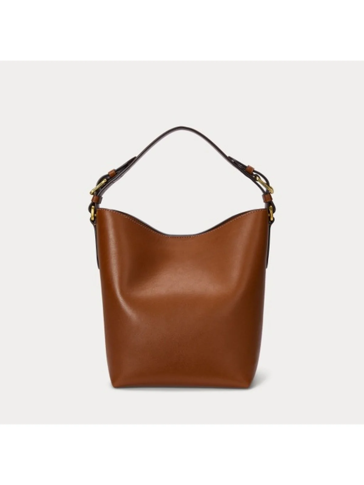 LAUREN RALPH LAUREN Borsa Donna WITLEY MD BK-BUCKET BAG-MEDIUM 431950855 007 Marrone - Image 6