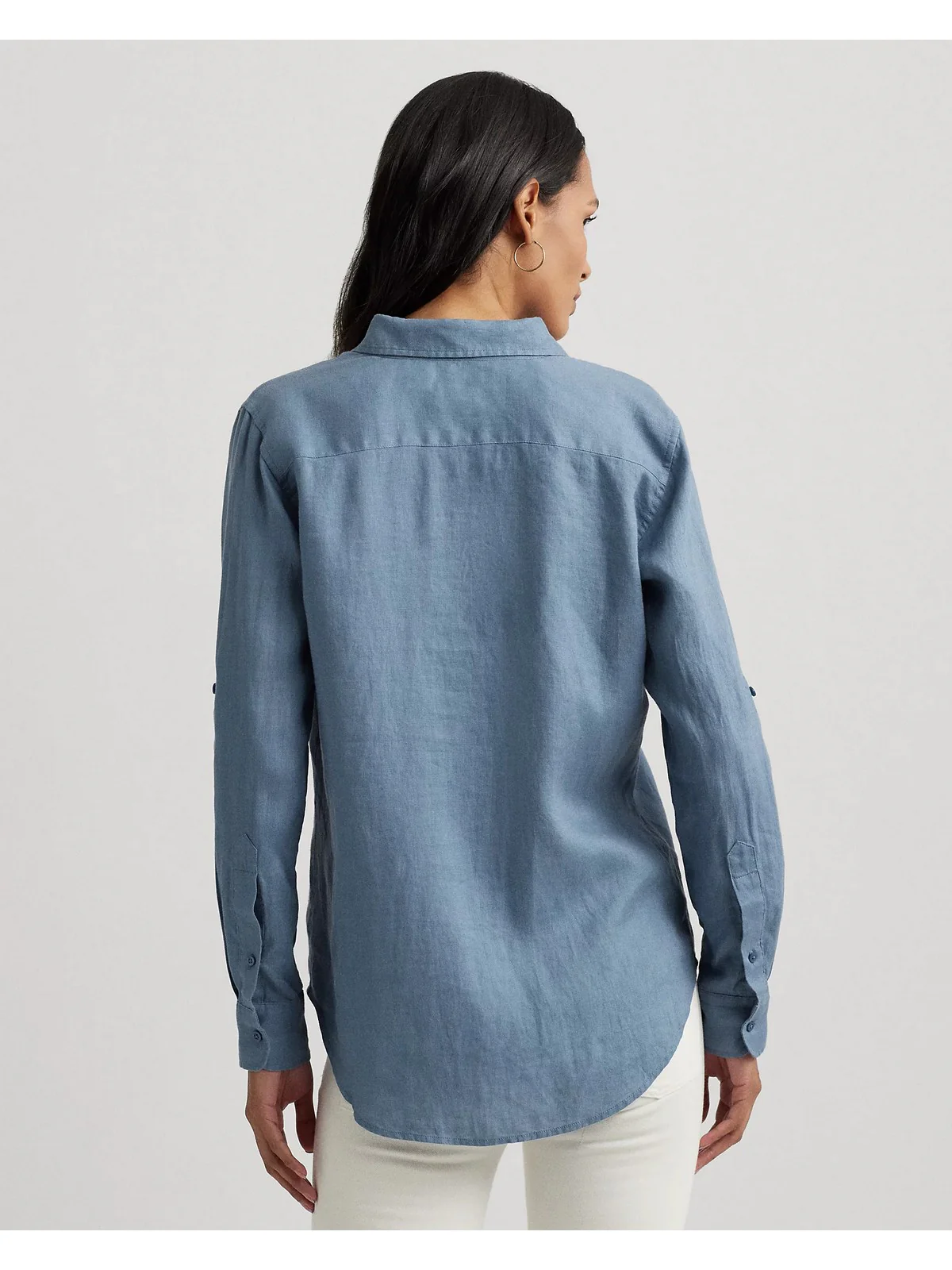 LAUREN RALPH LAUREN Camicia Donna  200782777 056 Blu - Image 4