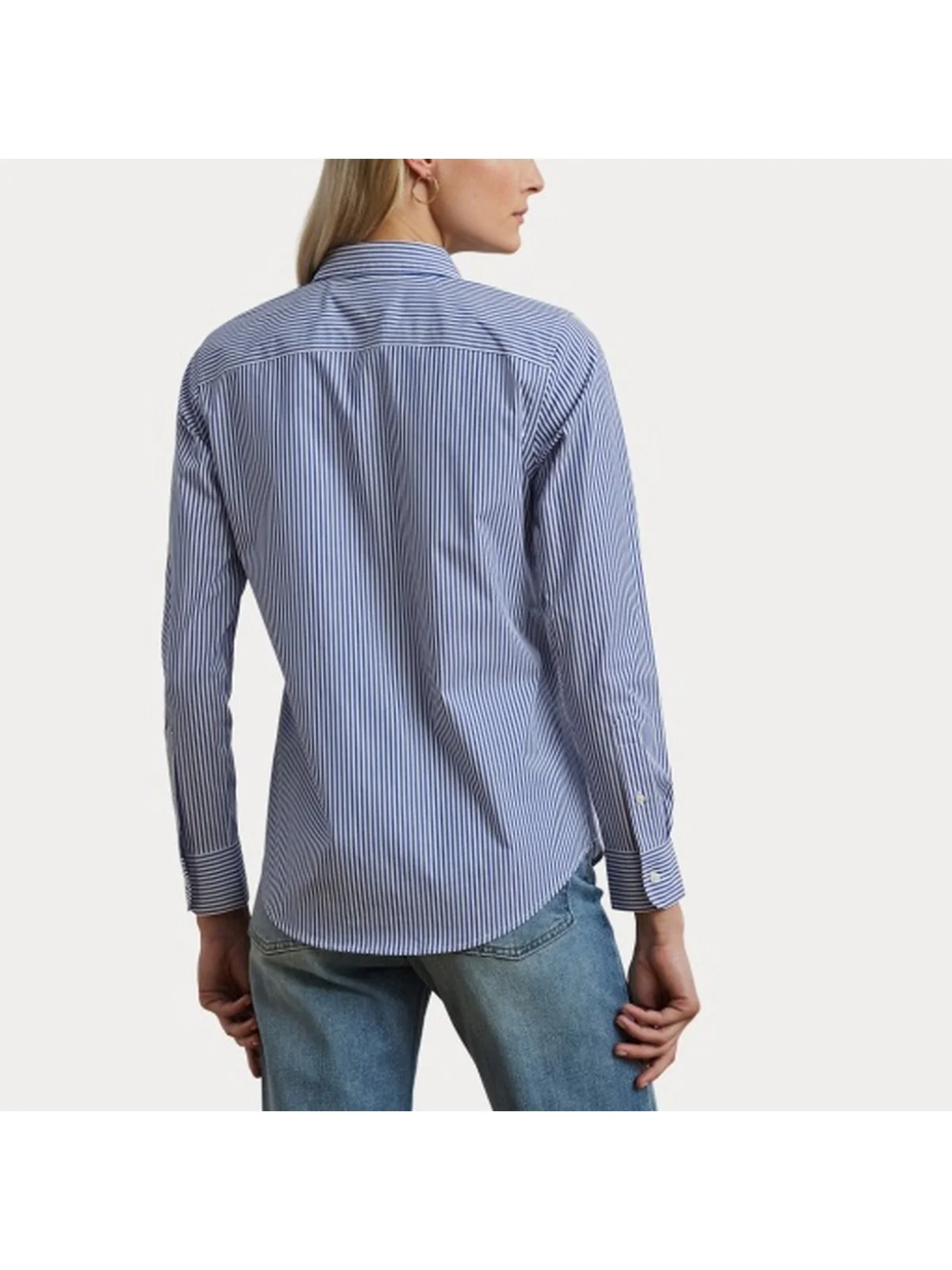 LAUREN RALPH LAUREN Camicia Donna JAMELKO 200859048 001 BLUE/WHITE - Image 3