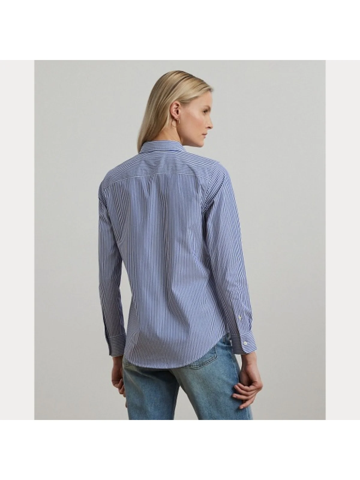 LAUREN RALPH LAUREN Camicia Donna JAMELKO 200859048 001 BLUE/WHITE - Image 5