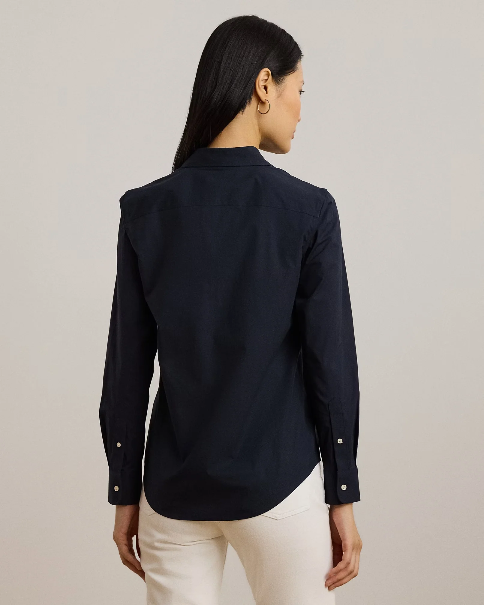 LAUREN RALPH LAUREN Camicia Donna JAMELKO-LONG SLEEVE-SHIRT 200684553 003 LAUREN NAVY - Image 4