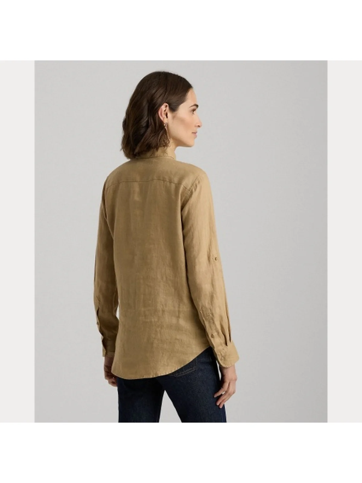 LAUREN RALPH LAUREN Camicia Donna Karrie 200782777 060 Marrone - Image 5