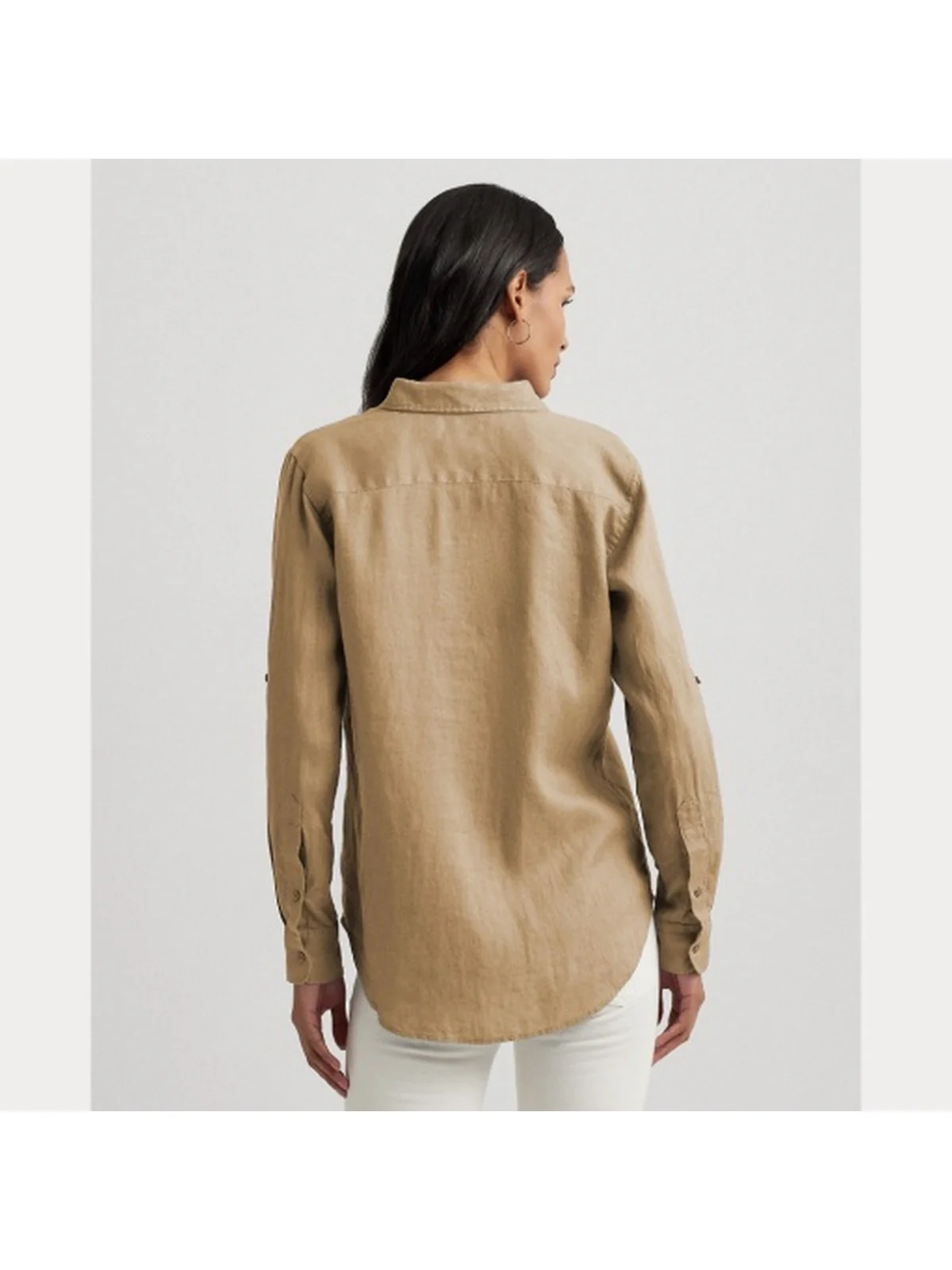 LAUREN RALPH LAUREN Camicia Donna Karrie 200782777 060 Marrone - Image 8