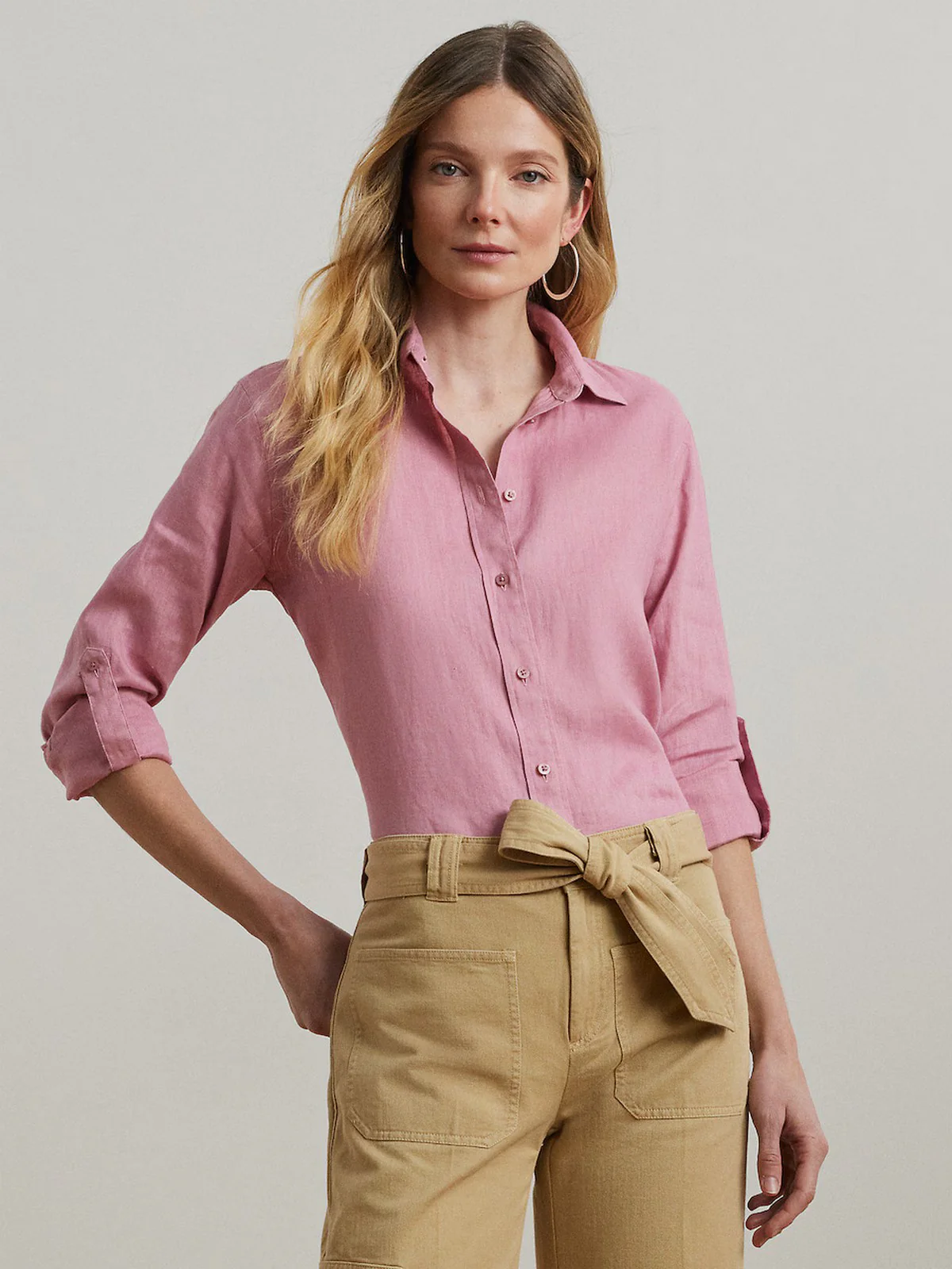 LAUREN RALPH LAUREN Camicia Donna Karrie 200782777 067 Rosa - Image 2