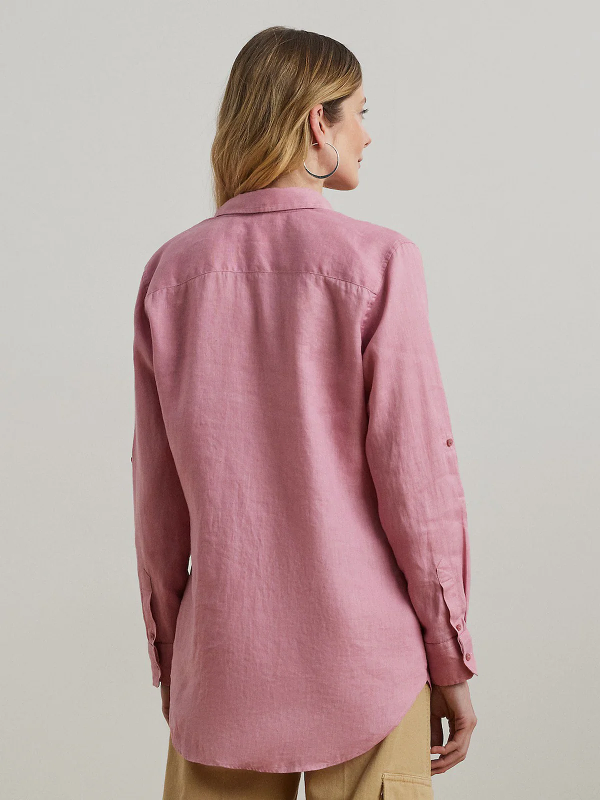LAUREN RALPH LAUREN Camicia Donna Karrie 200782777 067 Rosa - Image 4