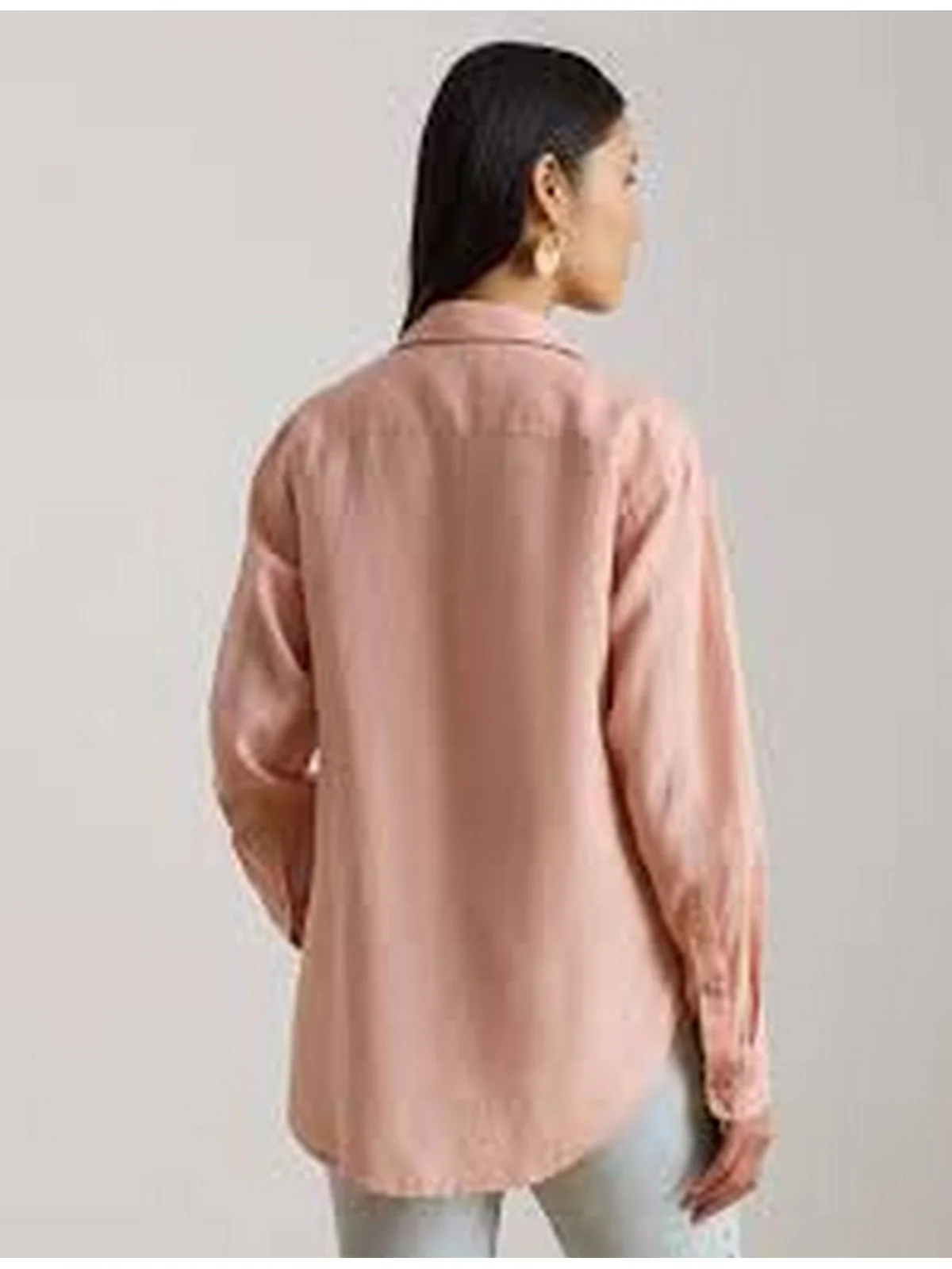 LAUREN RALPH LAUREN Camicia Donna WOVEN-SPORT SHIRT-SHIRT 200P08913 004 PINK RHODONITE - Image 3
