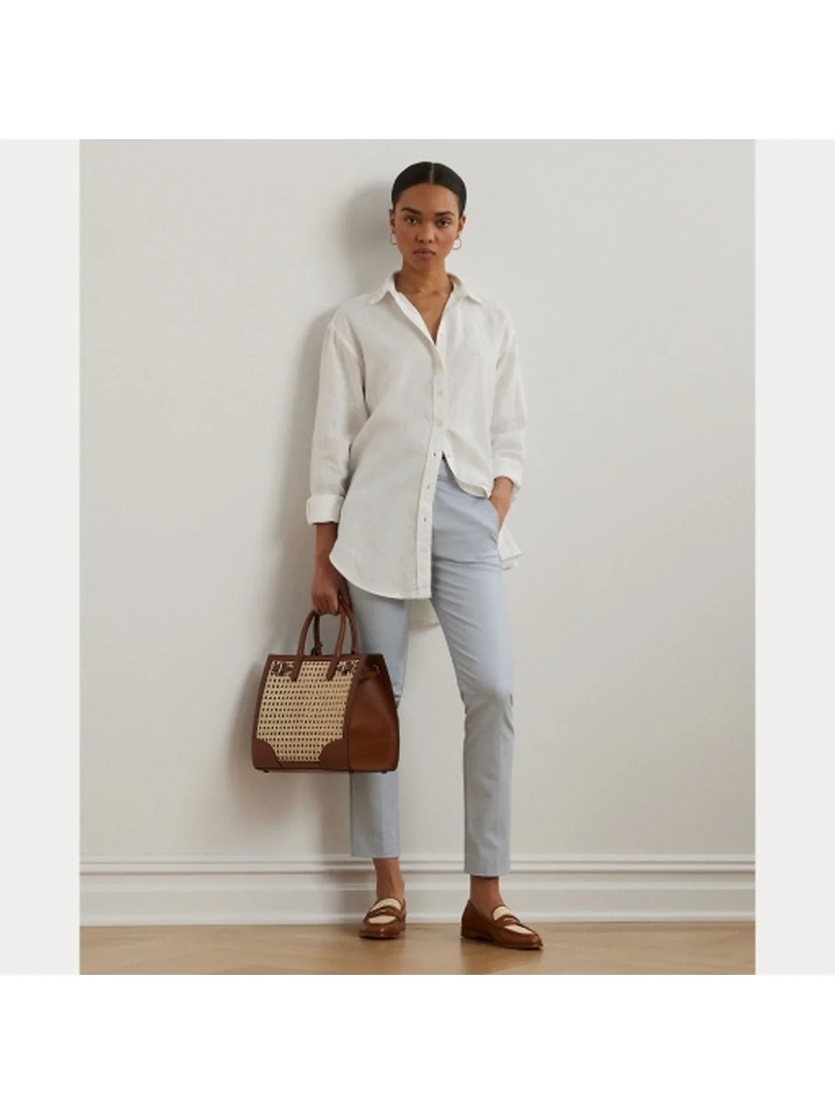 LAUREN RALPH LAUREN Camicia Donna ZAVANDRA 200966201 001 Bianco - Image 3