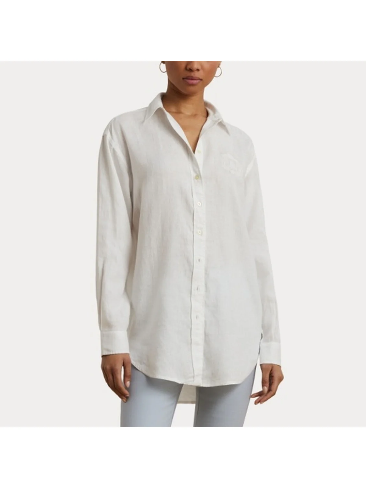 LAUREN RALPH LAUREN Camicia Donna ZAVANDRA 200966201 001 Bianco - Image 6