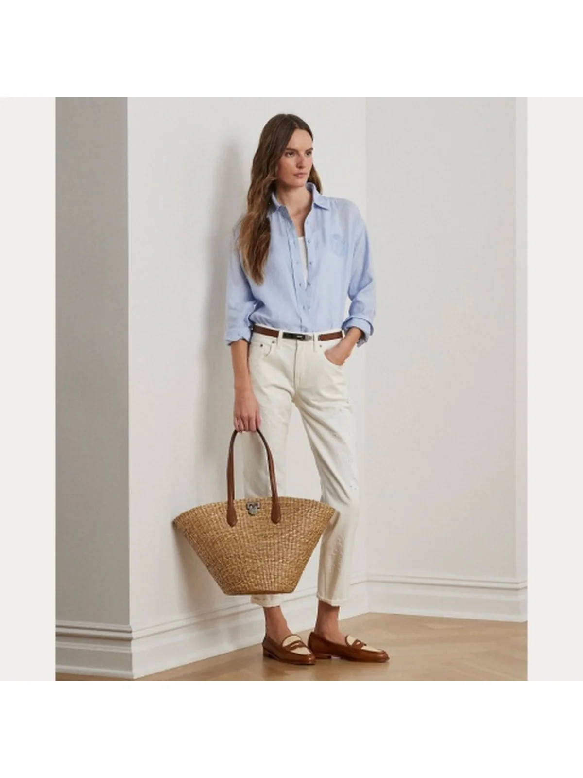 LAUREN RALPH LAUREN Camicia Donna ZAVANDRA 200966201 002 Blu - Image 3