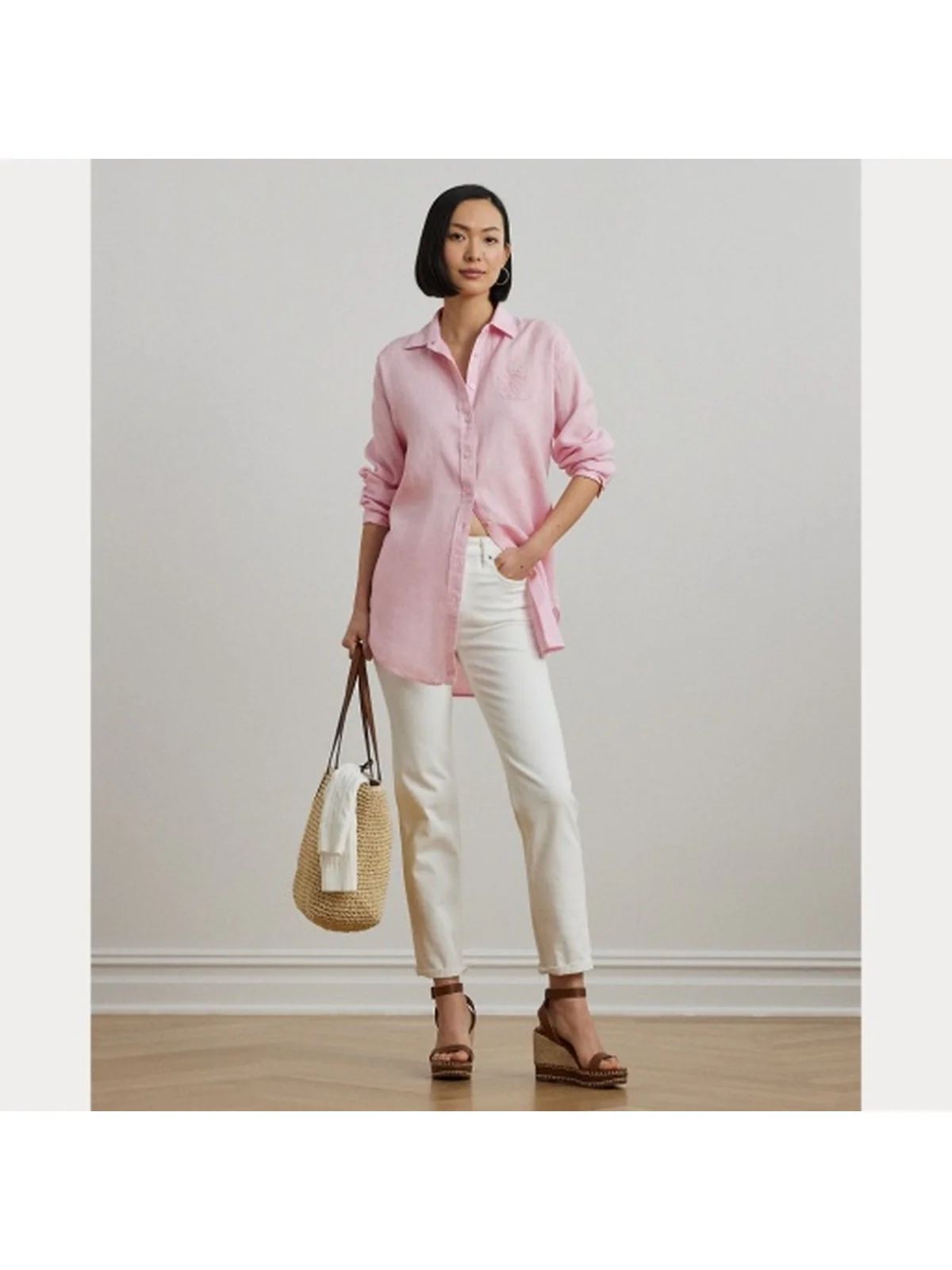 LAUREN RALPH LAUREN Camicia Donna ZAVANDRA 200966201 004 Rosa - Image 2