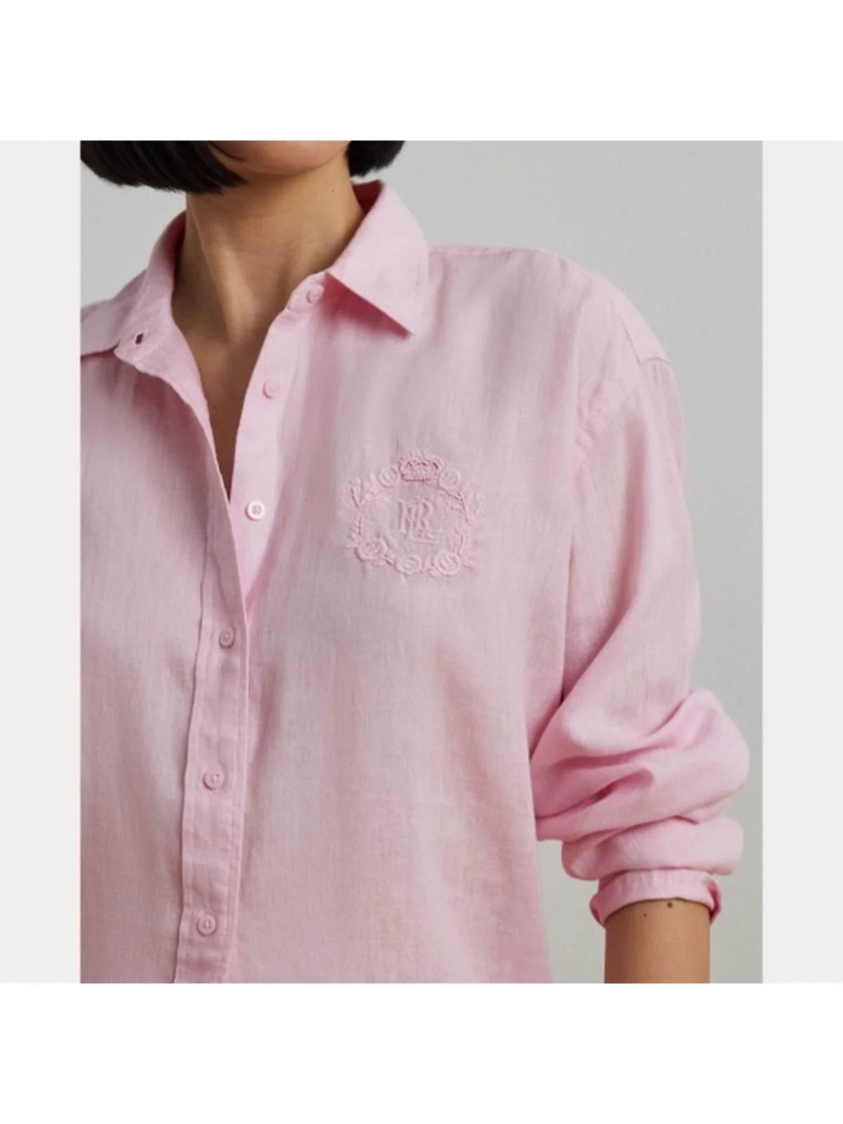 LAUREN RALPH LAUREN Camicia Donna ZAVANDRA 200966201 004 Rosa - Image 3