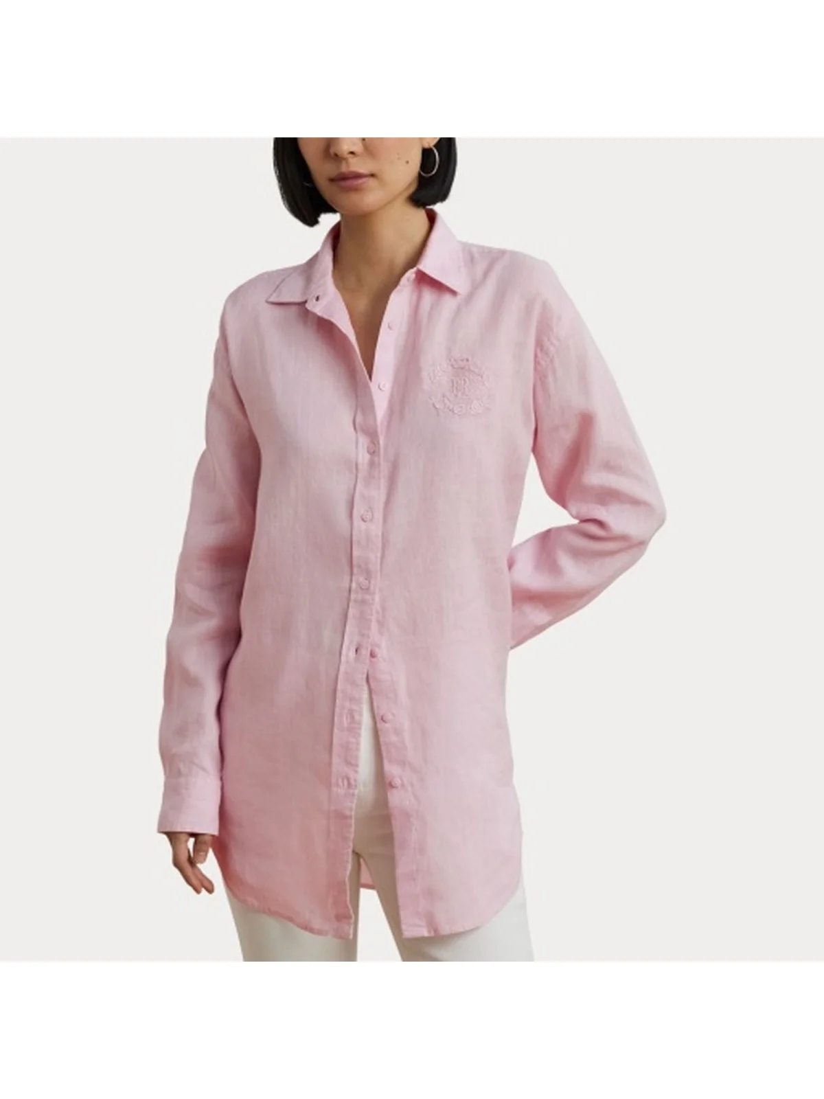 LAUREN RALPH LAUREN Camicia Donna ZAVANDRA 200966201 004 Rosa - Image 4