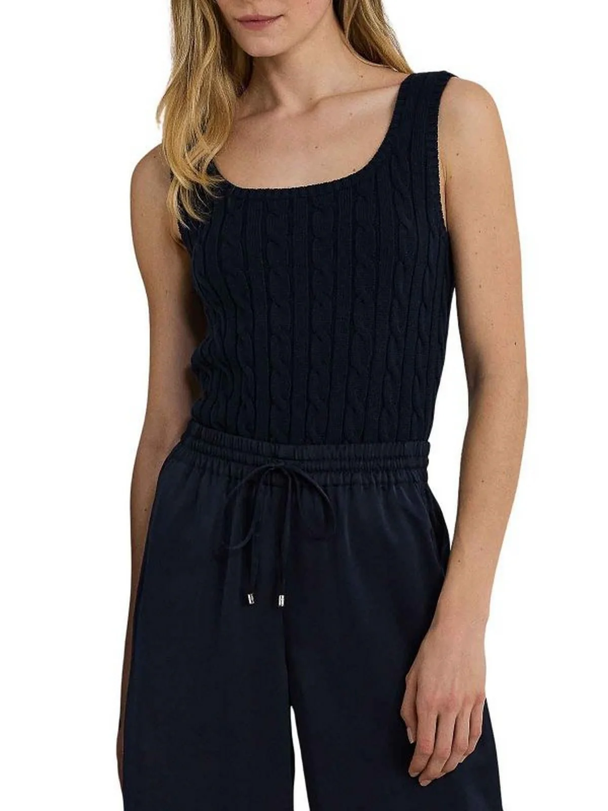LAUREN RALPH LAUREN Canotta Donna RIDUAN-SLEEVELESS-PULLOVER 200862152 007 LAUREN NAVY - Image 2