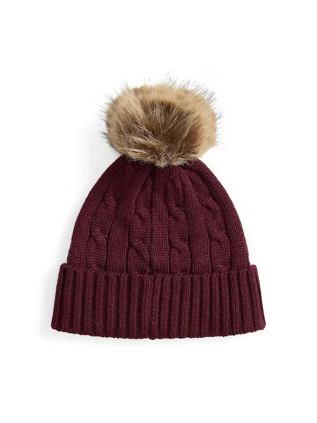LAUREN RALPH LAUREN Cappello Donna CBL CRST PTC-HAT 454P04455 006 DARK GARNET - Image 2
