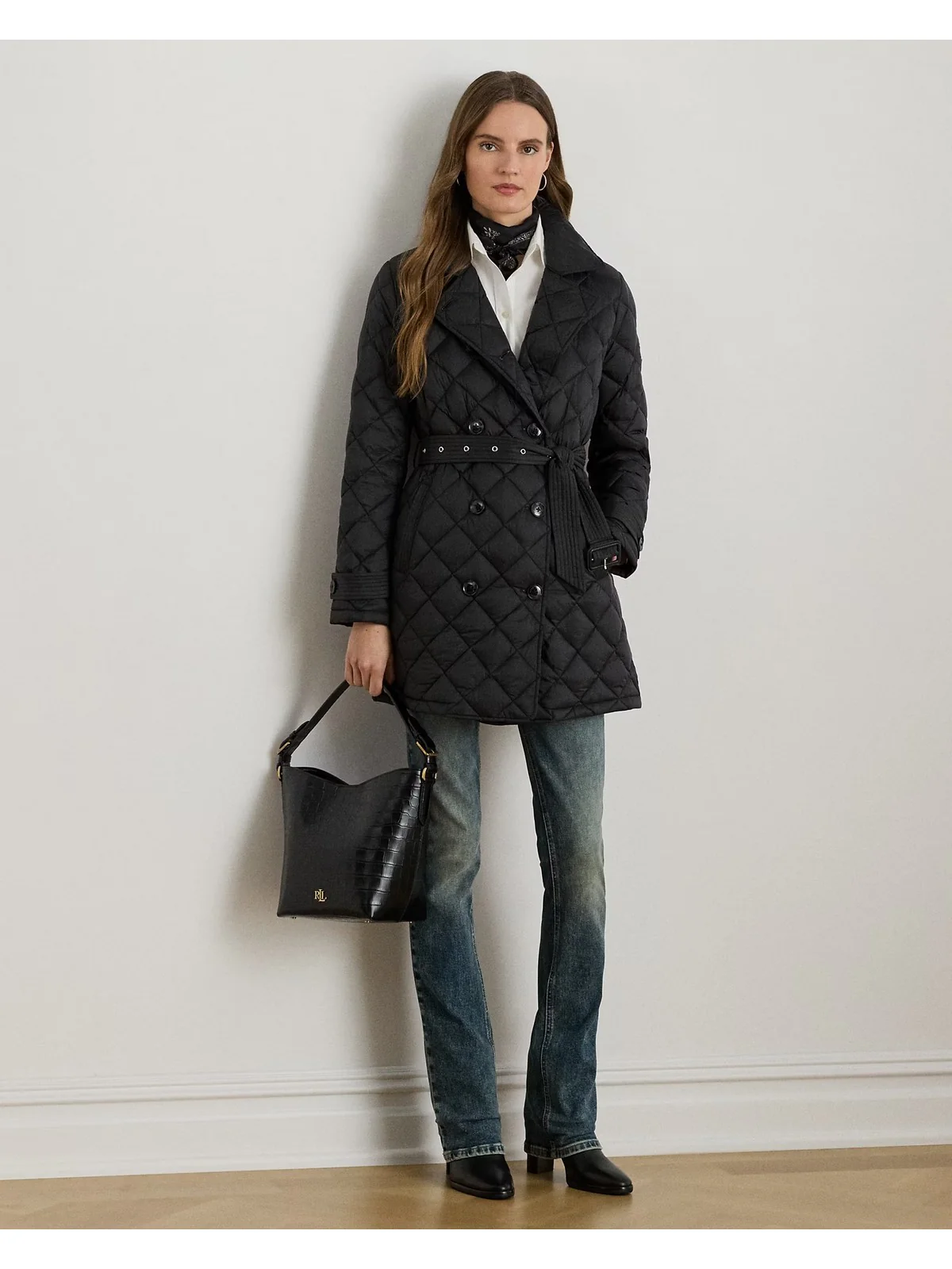 LAUREN RALPH LAUREN Cappotto Donna "BL SF PF 32""-INSULATED-COAT" 297979514 001 BLACK - Image 2