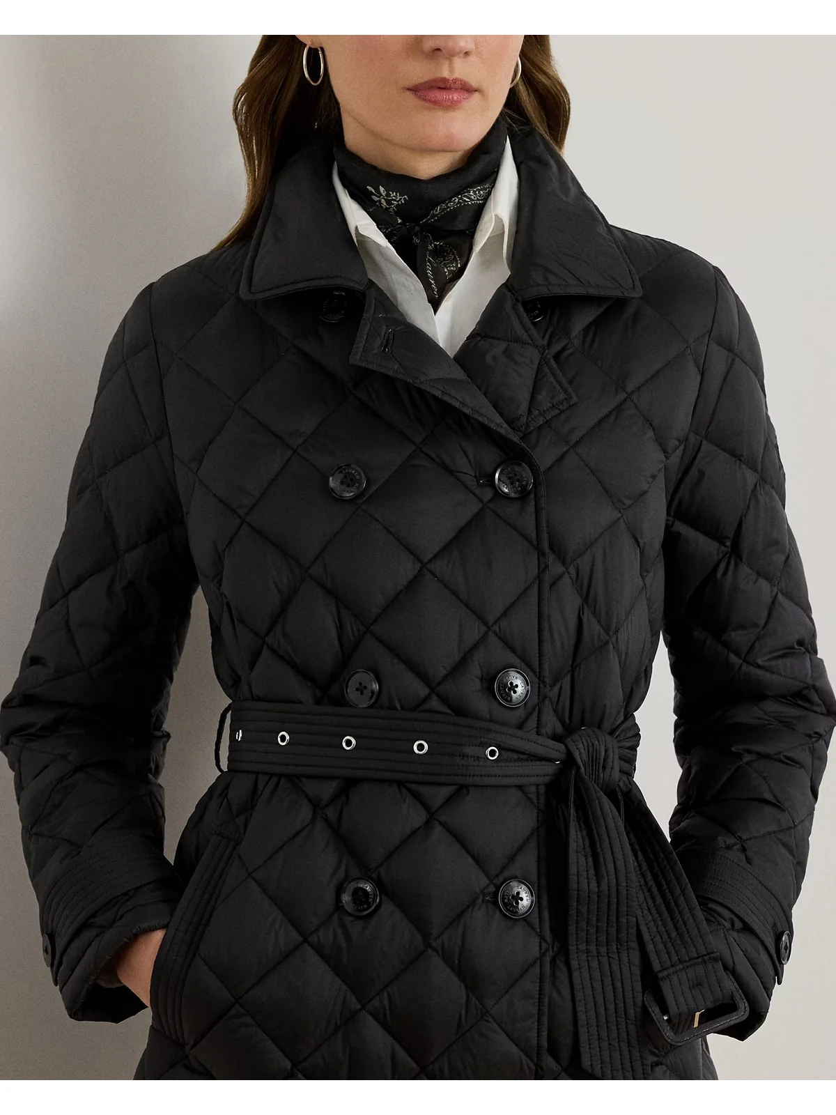 LAUREN RALPH LAUREN Cappotto Donna "BL SF PF 32""-INSULATED-COAT" 297979514 001 BLACK - Image 5