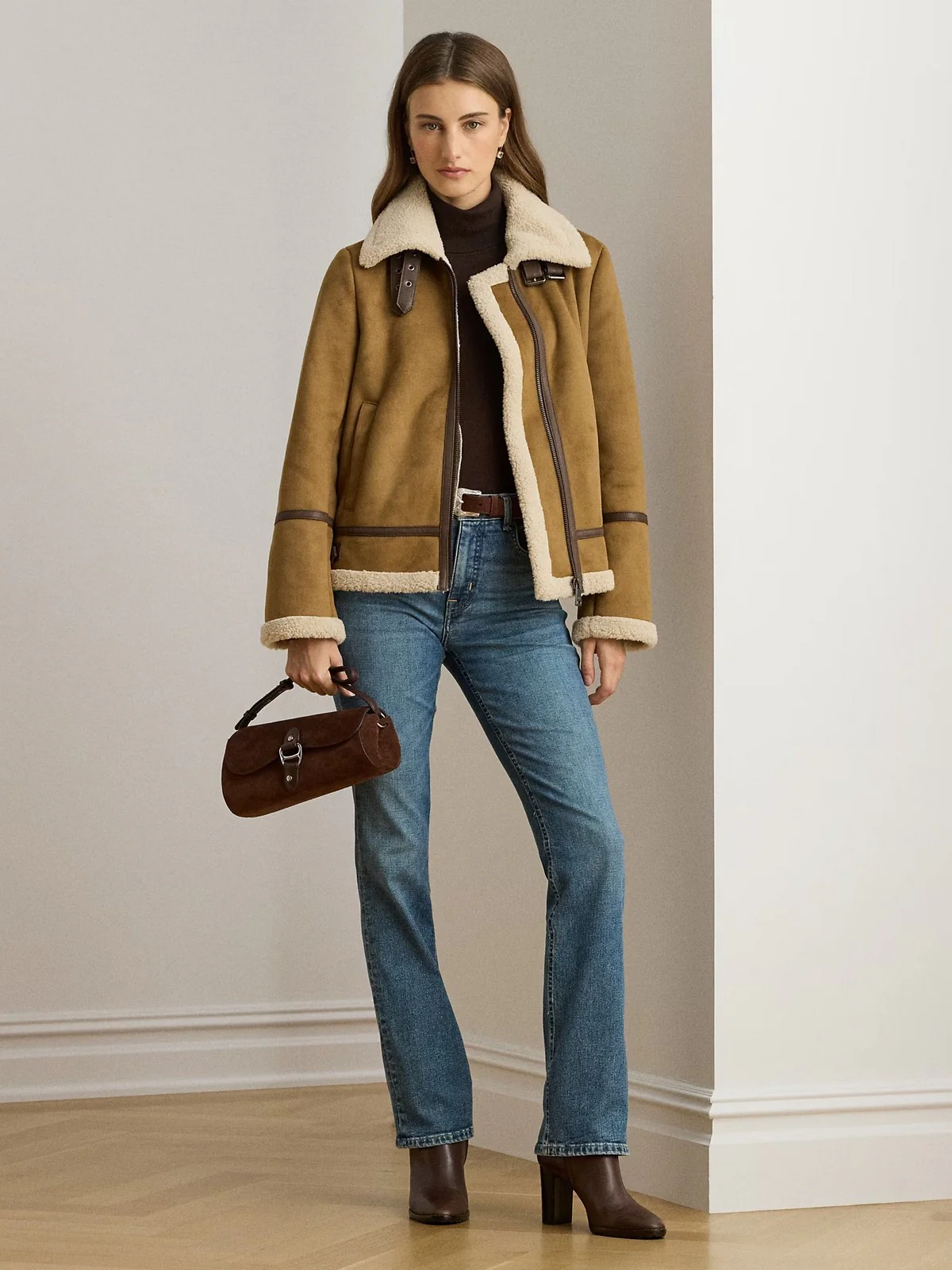 LAUREN RALPH LAUREN Cappotto Donna "FX SH SB 24""-UNLINED-COAT" 297P04122 002 camel - Image 2