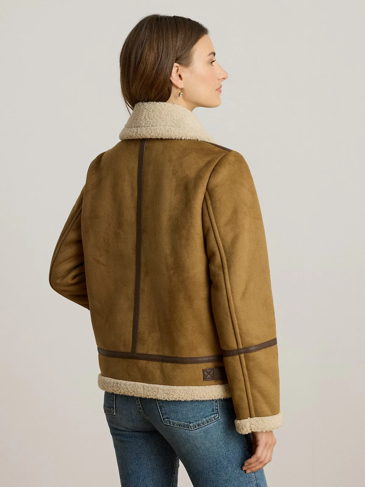 LAUREN RALPH LAUREN Cappotto Donna "FX SH SB 24""-UNLINED-COAT" 297P04122 002 camel - Image 3