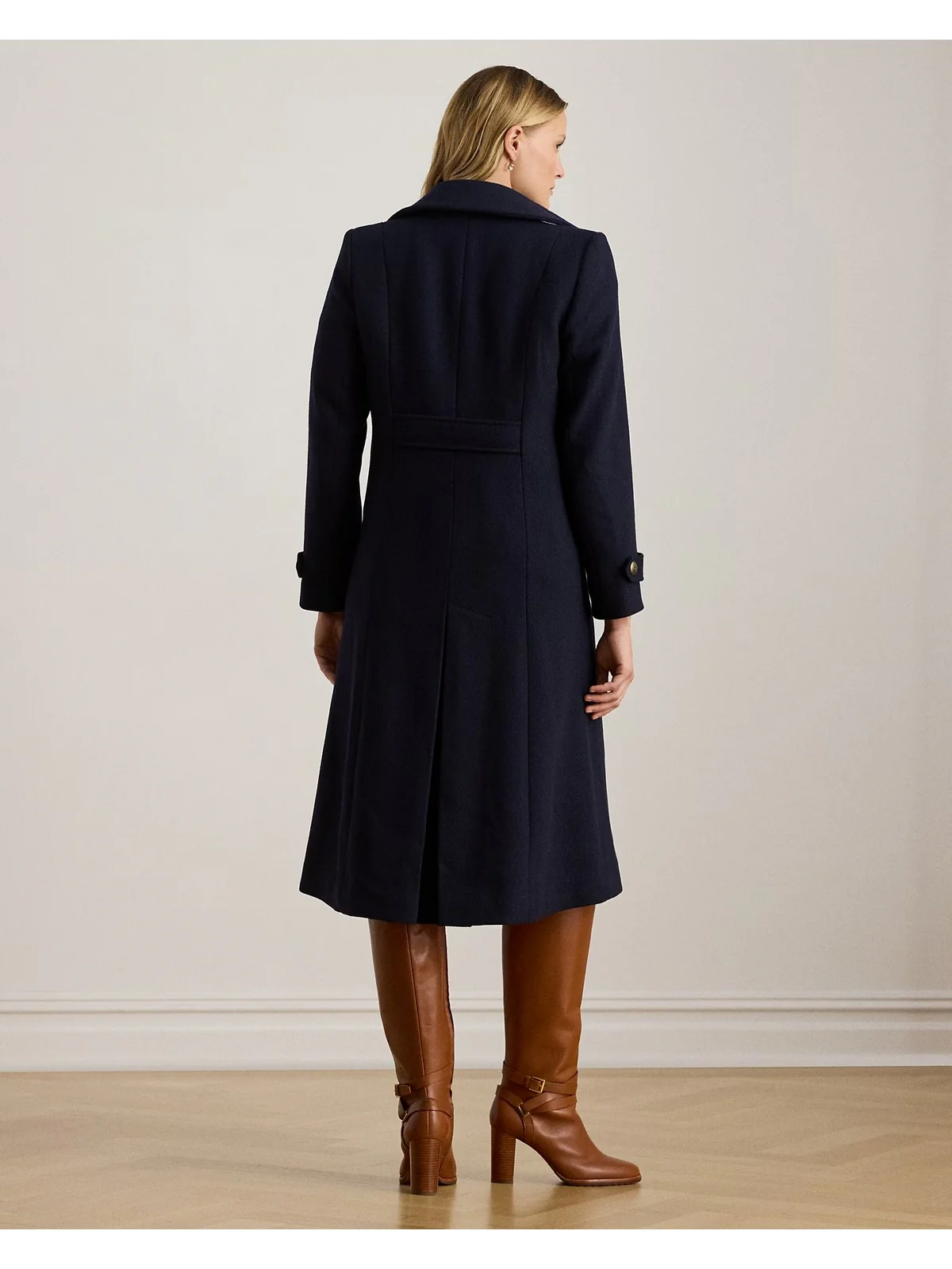 LAUREN RALPH LAUREN Cappotto Donna "TWILL DB 45""-LINED-COAT" 297P04150 002 REGAL NAVY - Image 2