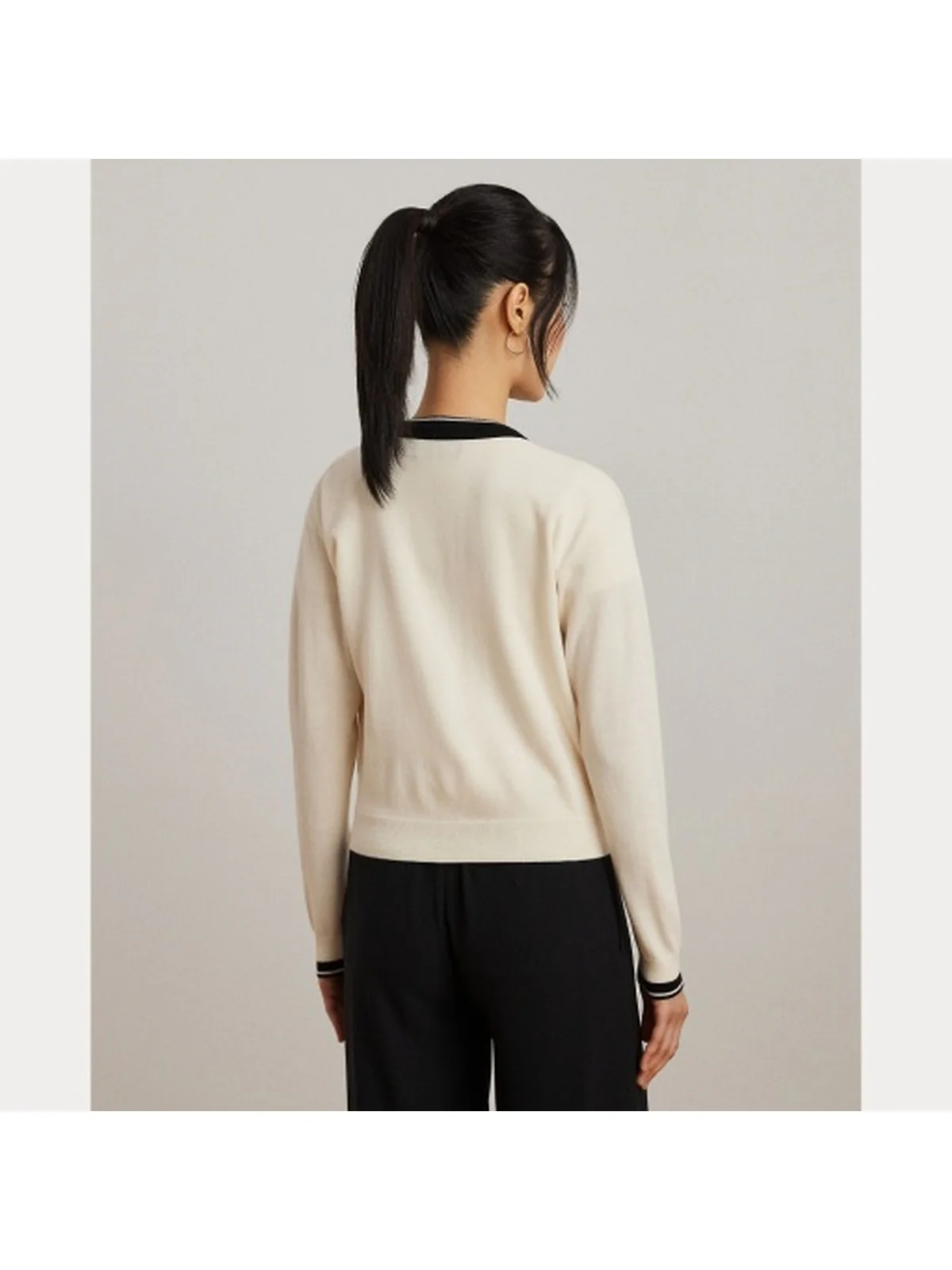 LAUREN RALPH LAUREN Cardigan Donna CADINA 200963660 001 Beige - Image 4
