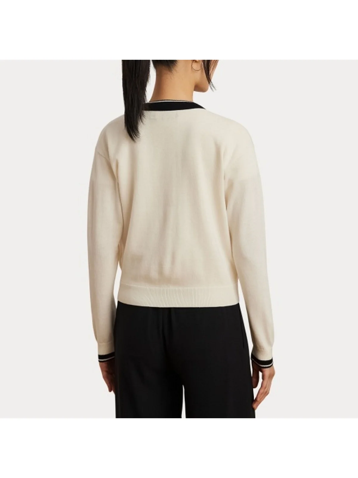 LAUREN RALPH LAUREN Cardigan Donna CADINA 200963660 001 Beige - Image 7